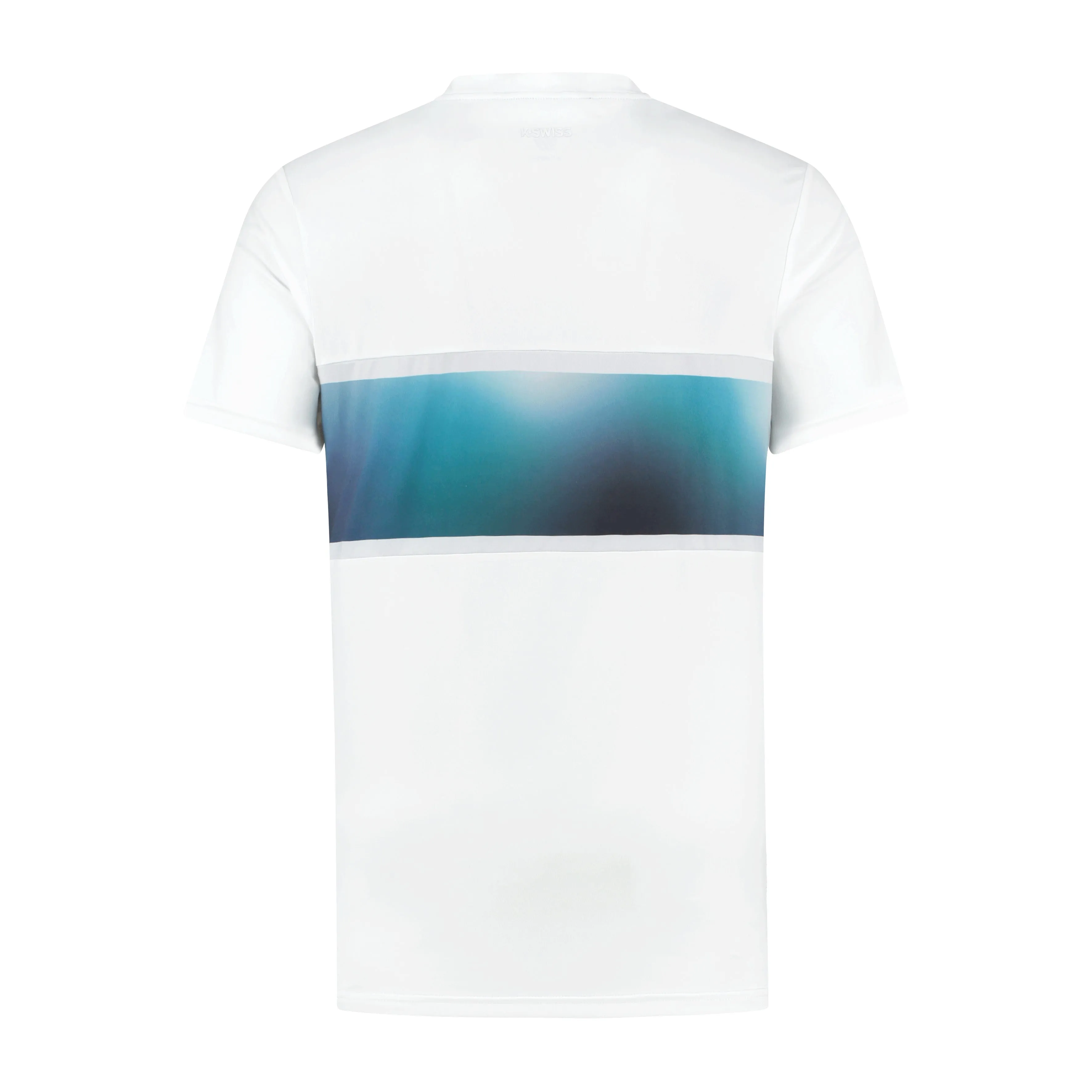 104241-169 | MENS HYPERCOURT EXPRESS CREW TEE 2 | WHITE / ALGIERS BLUE