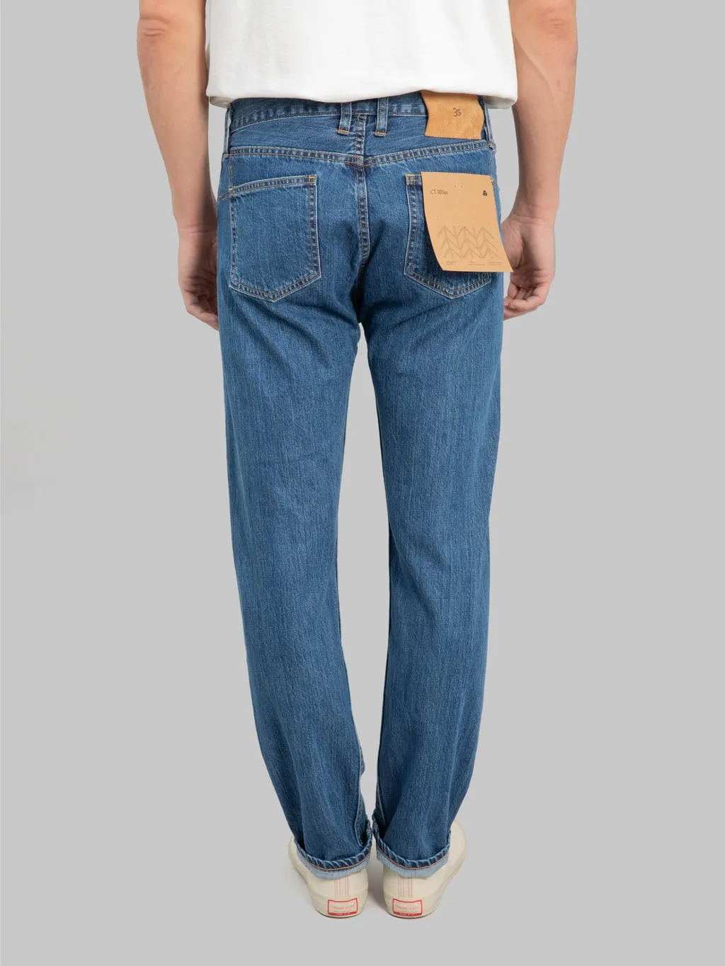 3sixteen CT-101xs Stonewashed Indigo Selvedge Classic Tapered Jeans (2024 Version)
