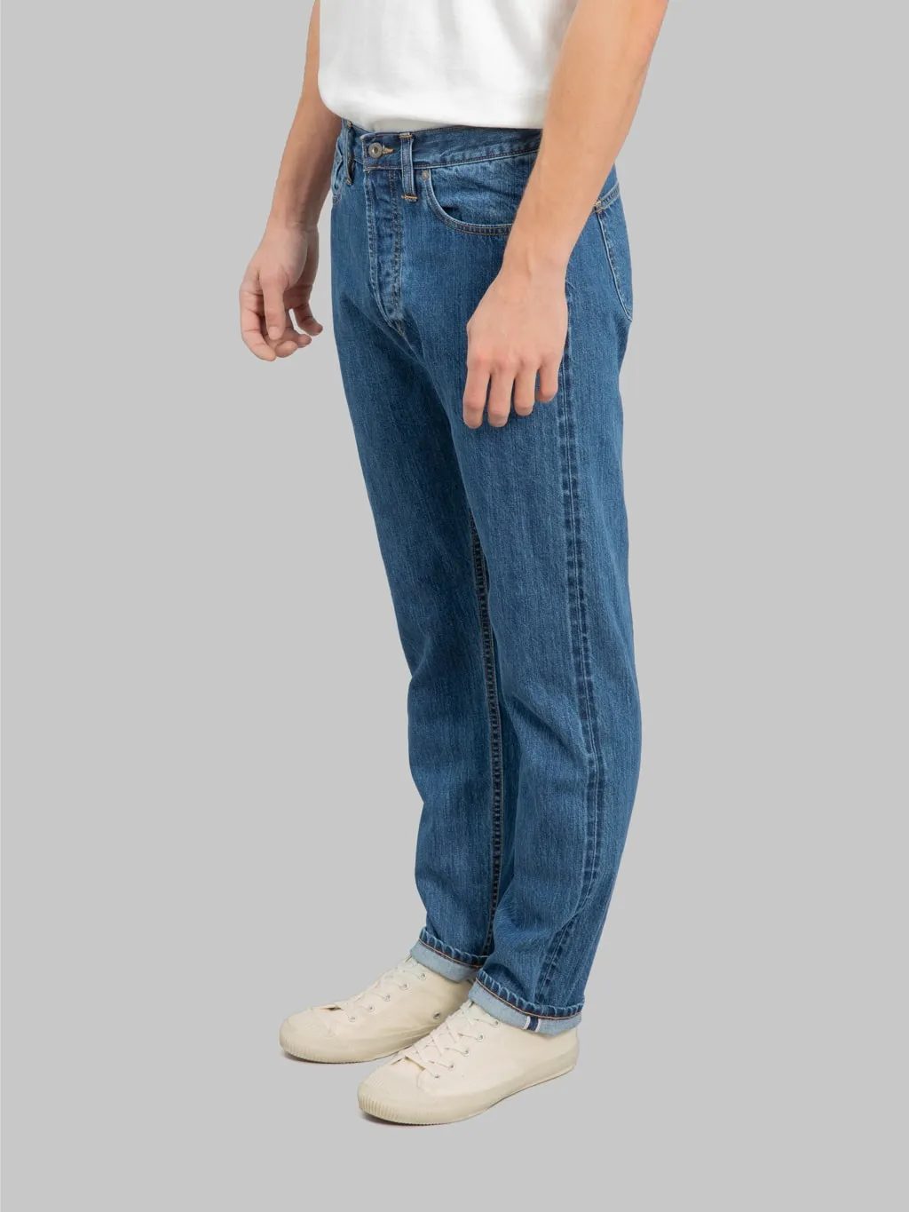 3sixteen CT-101xs Stonewashed Indigo Selvedge Classic Tapered Jeans (2024 Version)