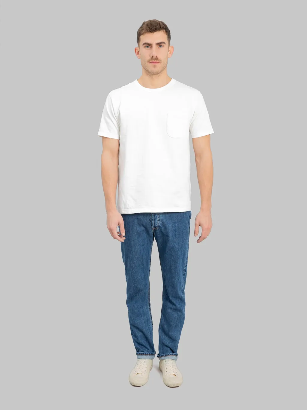 3sixteen CT-101xs Stonewashed Indigo Selvedge Classic Tapered Jeans (2024 Version)