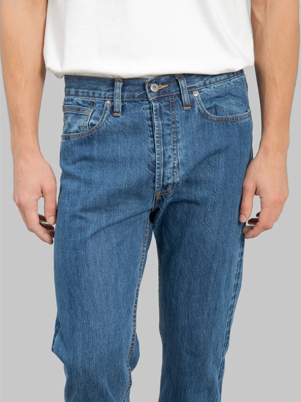 3sixteen CT-101xs Stonewashed Indigo Selvedge Classic Tapered Jeans (2024 Version)
