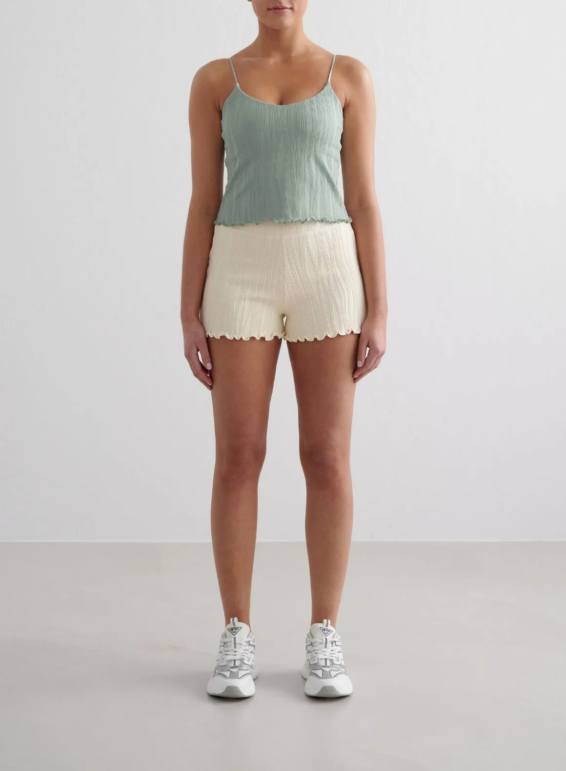 Aqua Tulip Singlet
