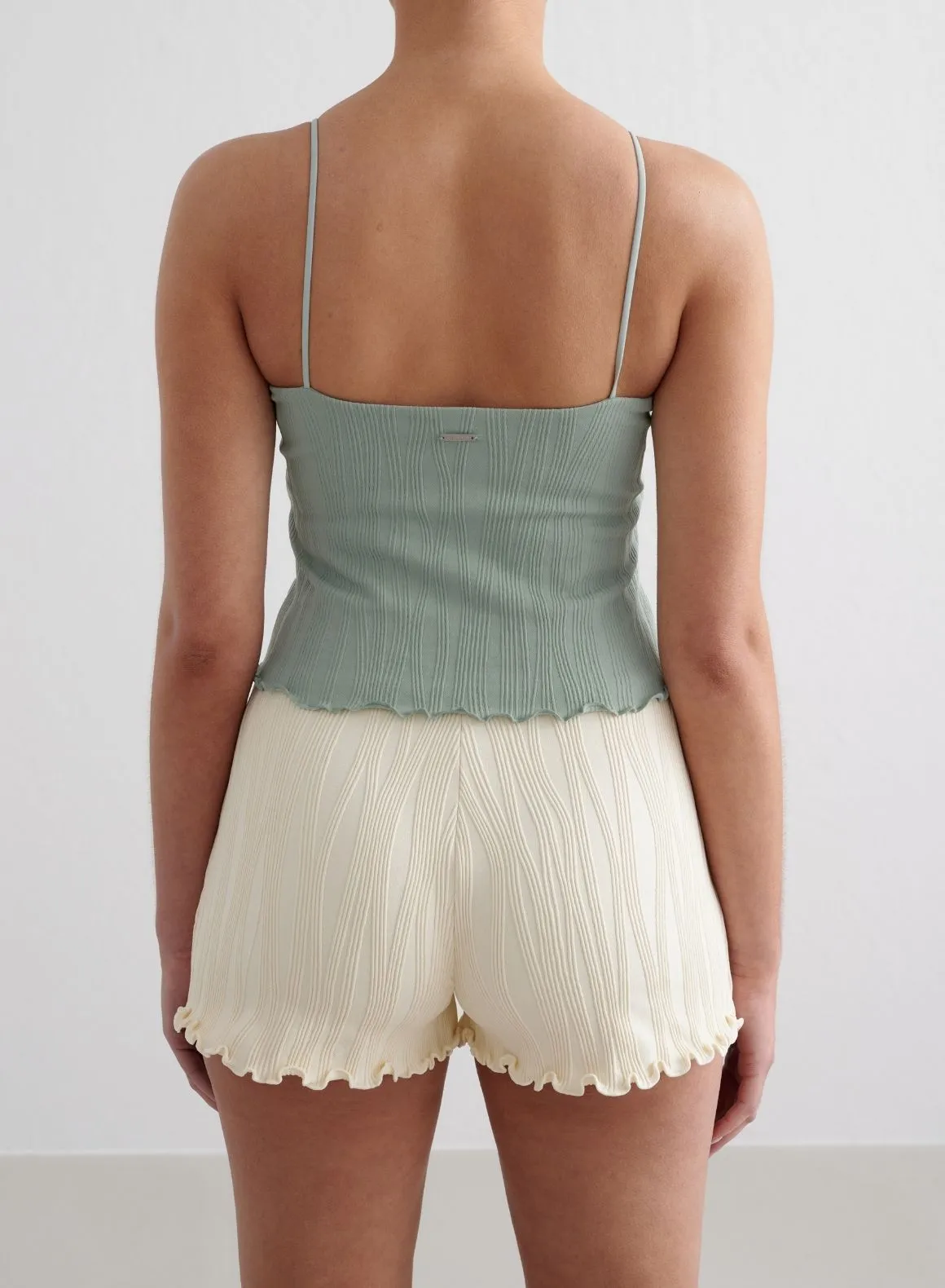 Aqua Tulip Singlet