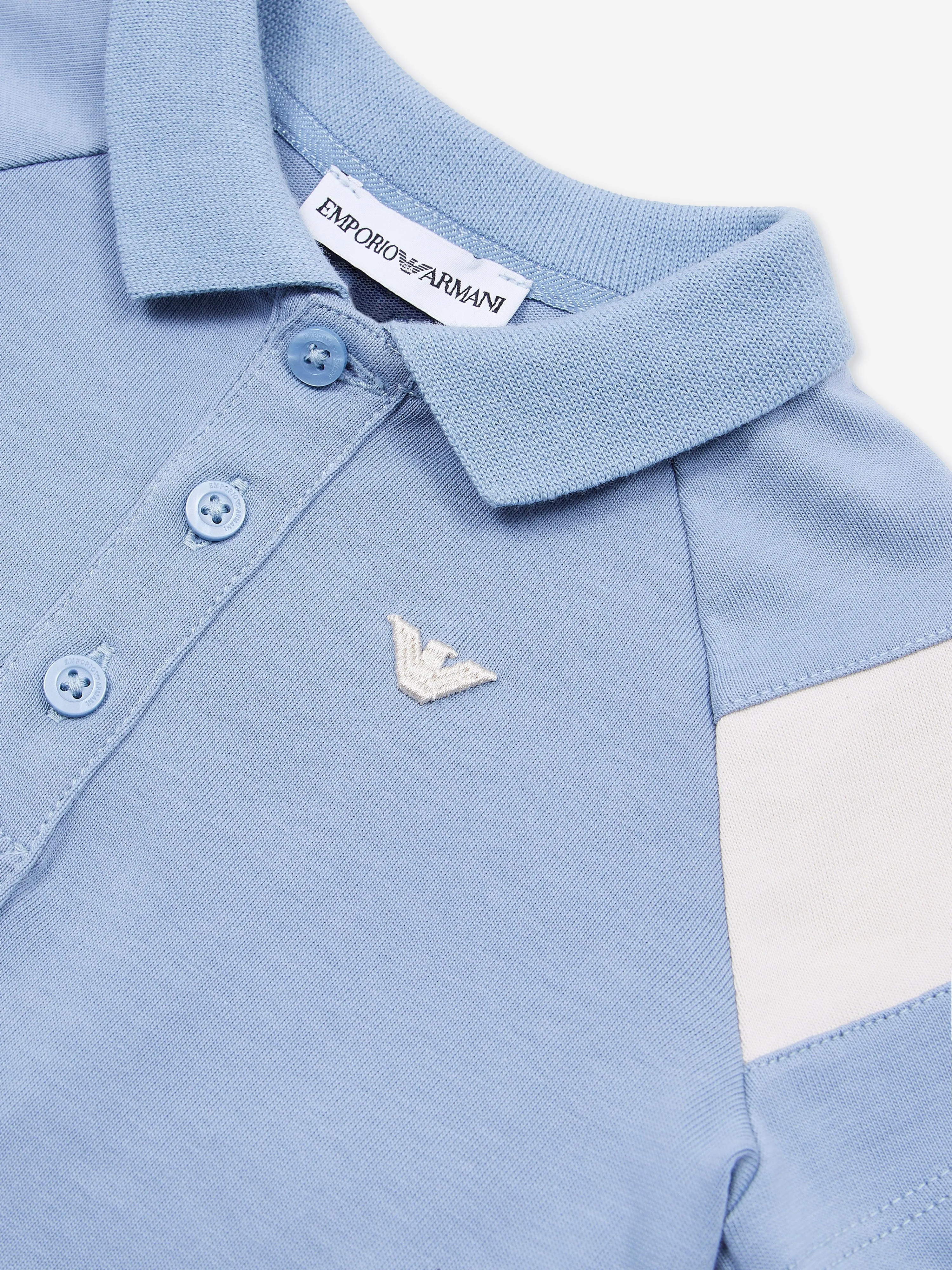 Baby Boys Colourblock T-Shirt in Blue