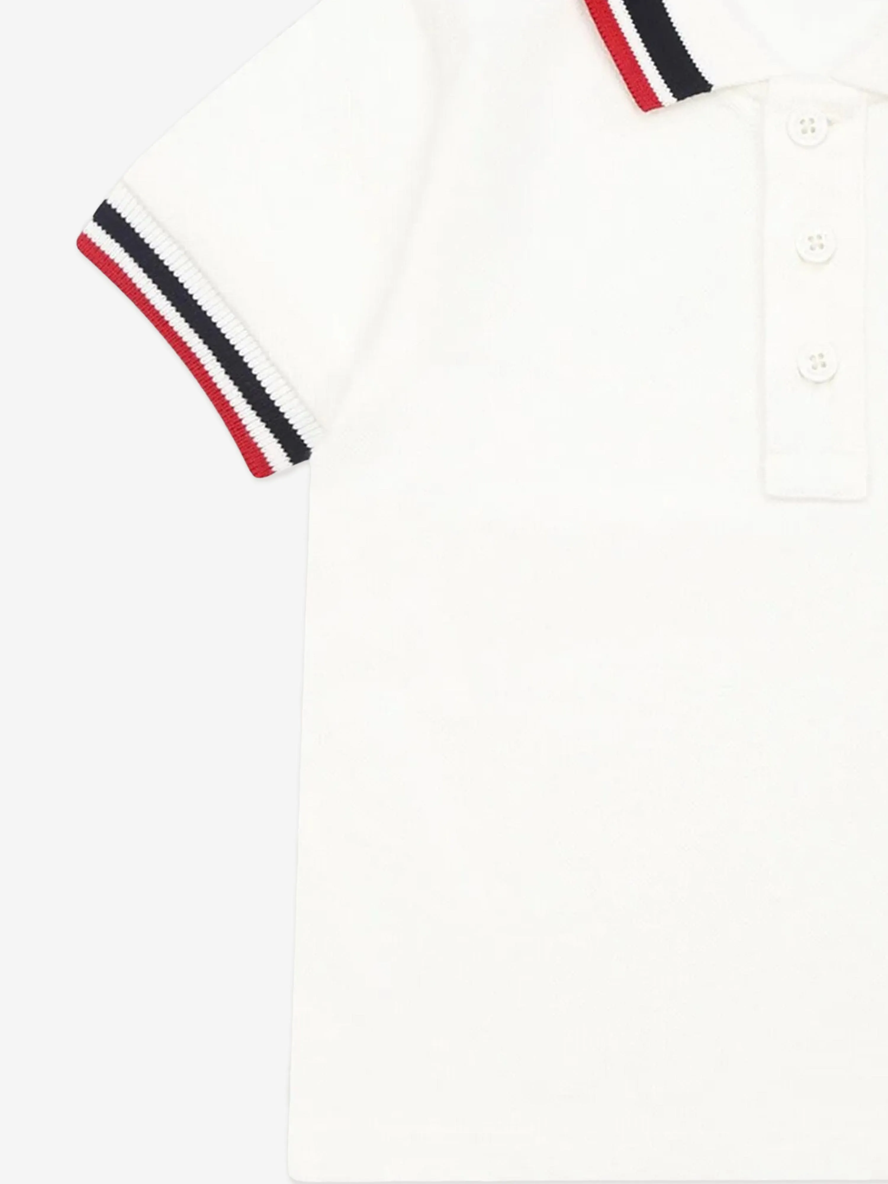 Baby Boys Logo Polo Shirt in White
