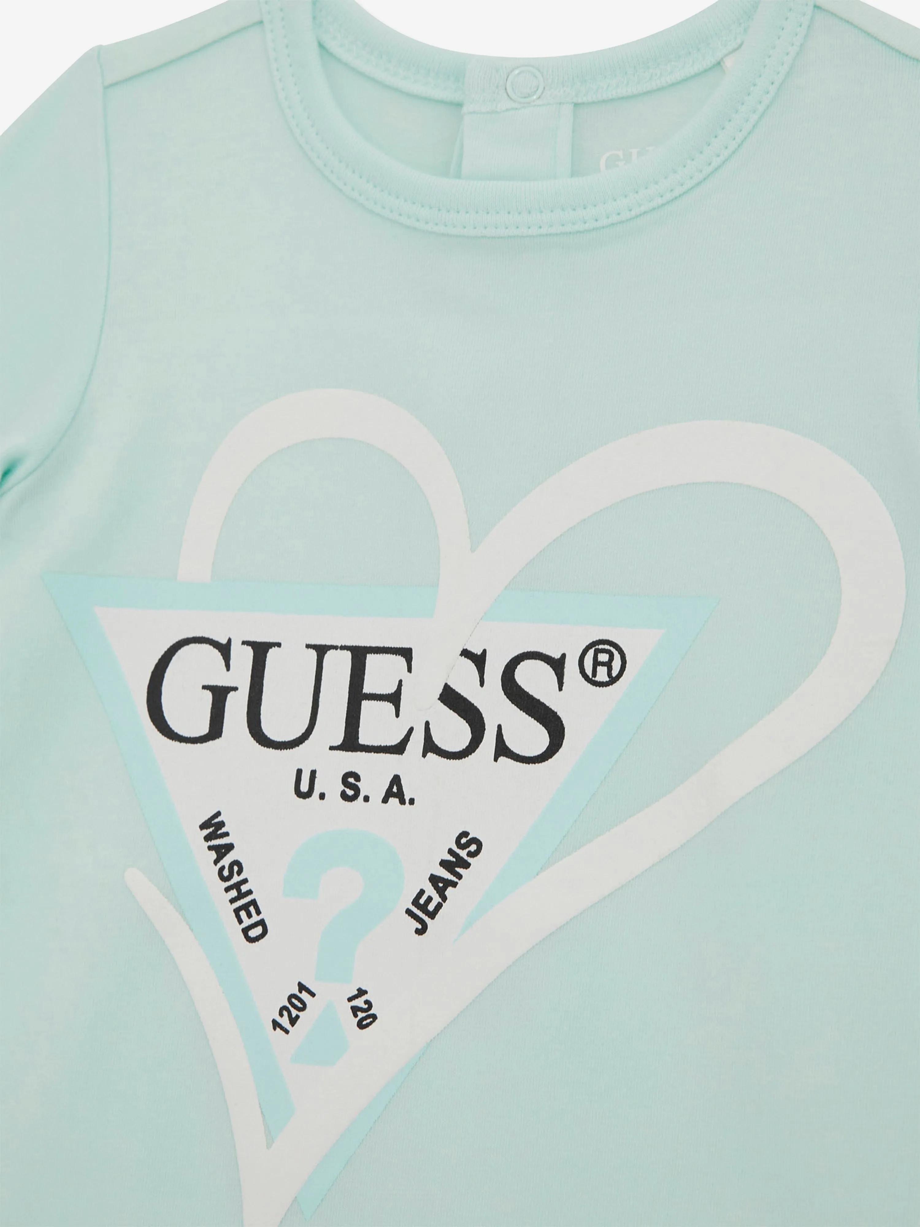 Baby Boys Logo Romper in Green