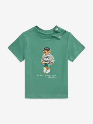 Baby Boys Polo Bear T-Shirt in Green
