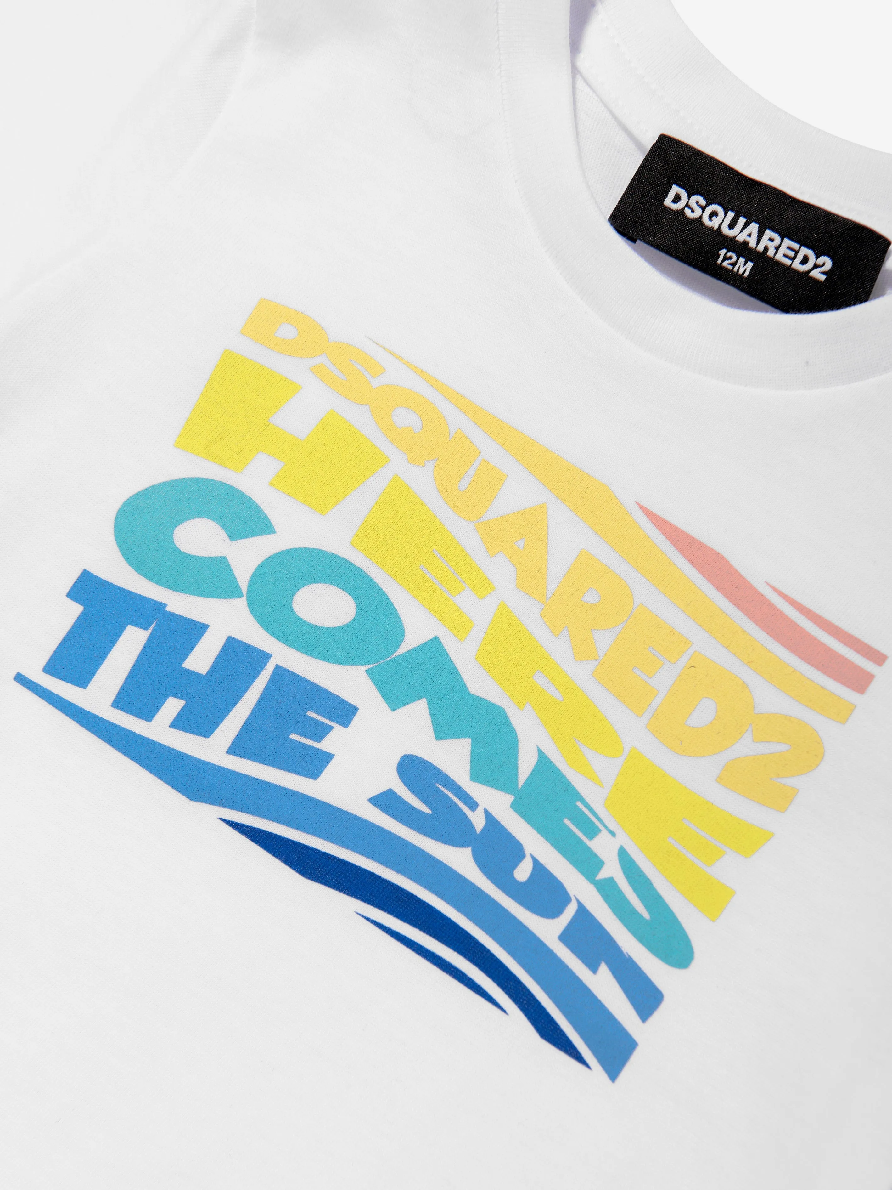 Baby Here Comes The Sun T-Shirt in White