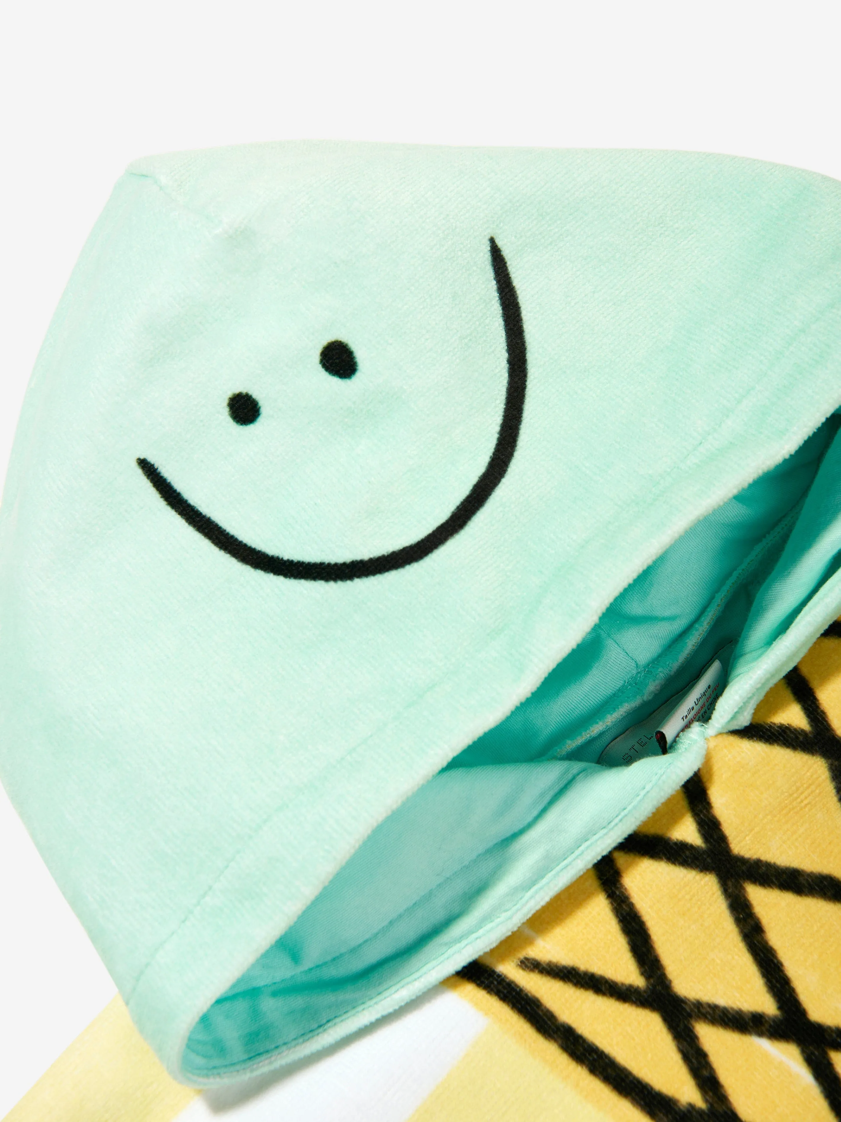 Baby Ice Cream Graphic Hooded Towel in Multicolour