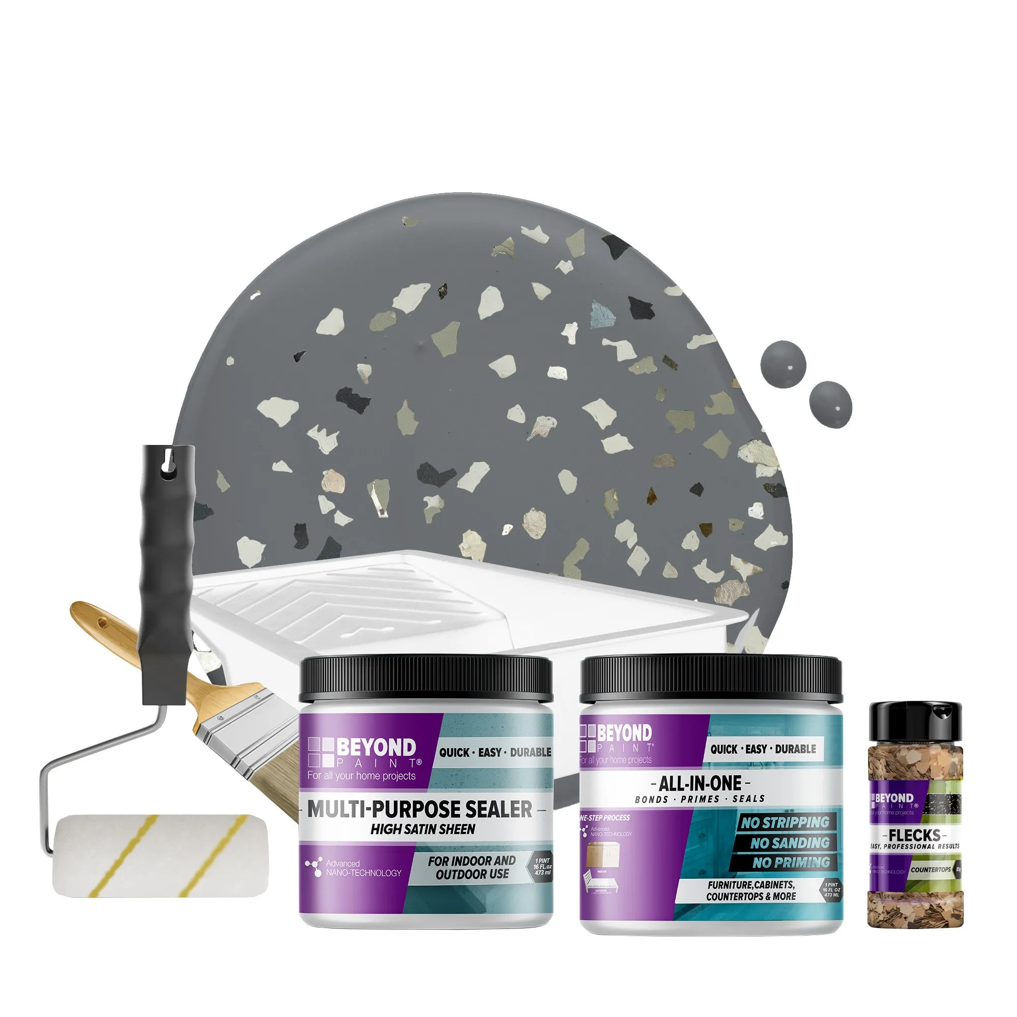 BEYOND PAINT® Smoked Gray Countertop Makeover Kit