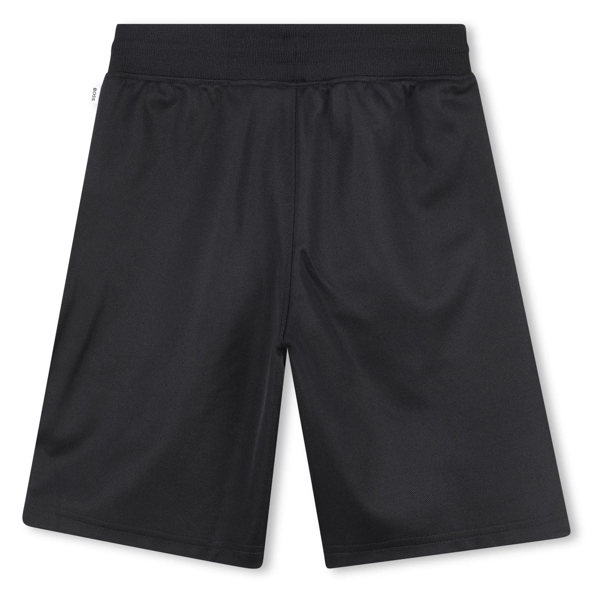 Black and White Workout Shorts Set