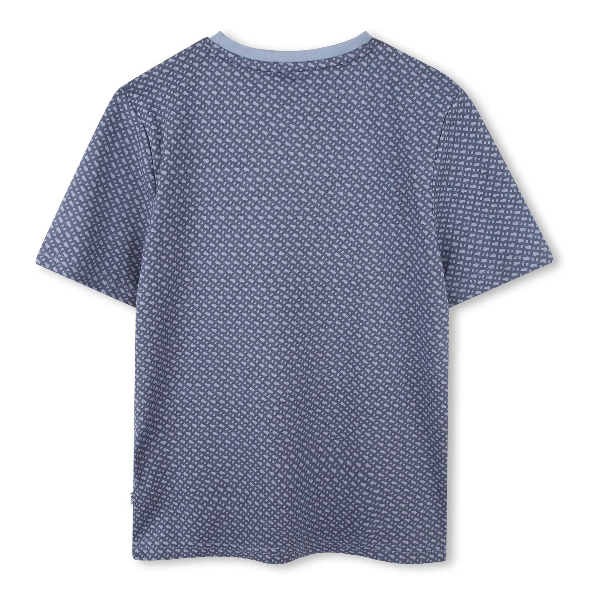 Blue Grey Monogram T-Shirt