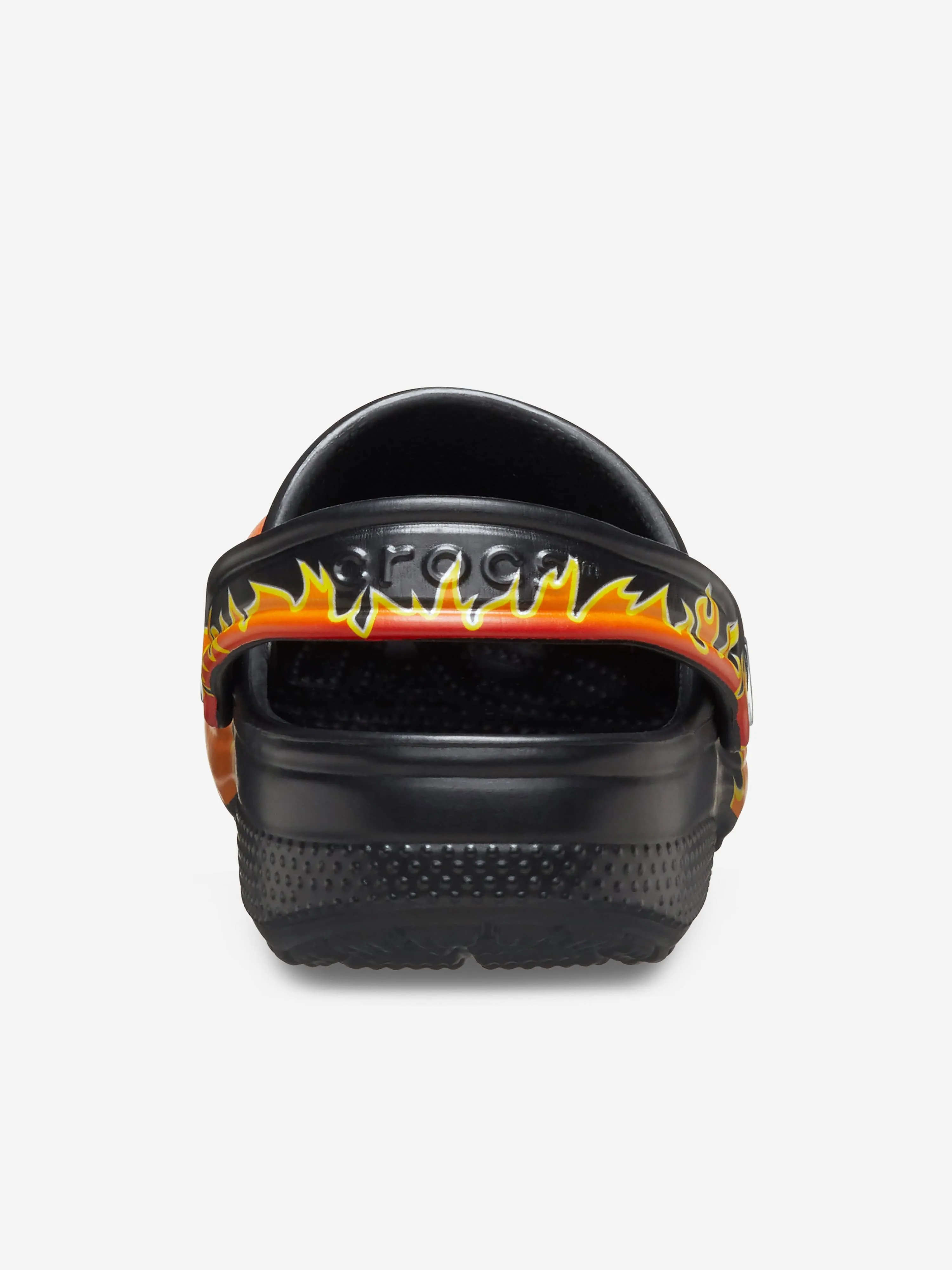 Boys Classic Flames Clog in Black
