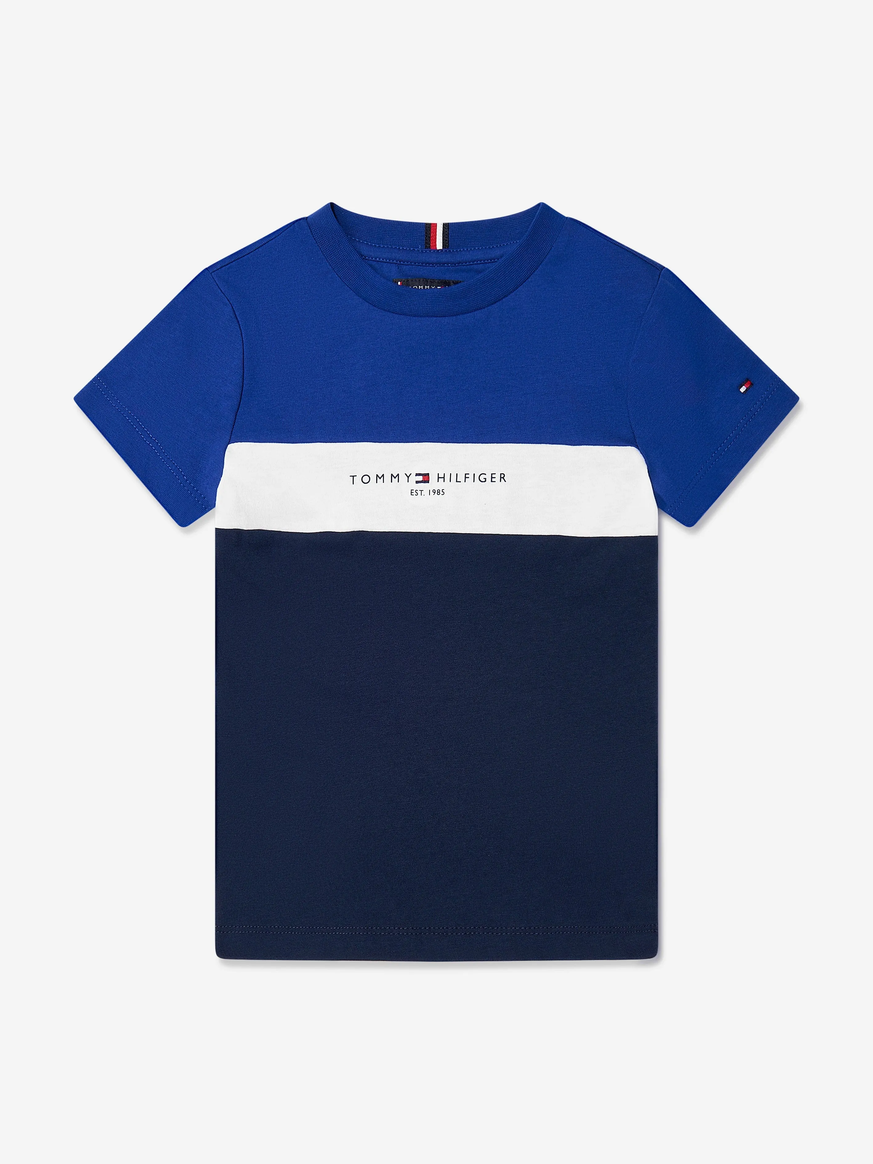 Boys Colourblock Short Set in Blue