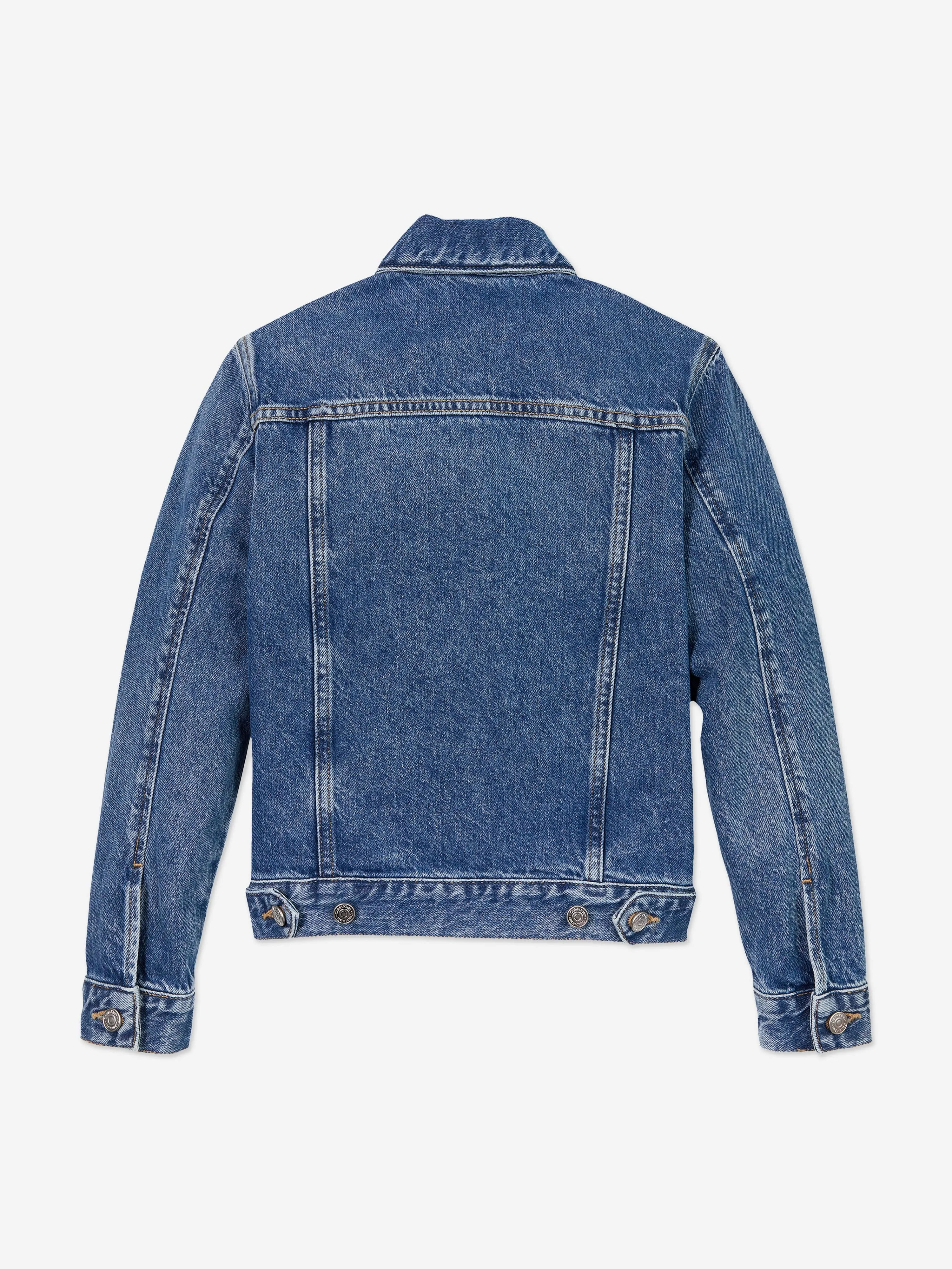 Boys Denim Trucker Jacket in Blue