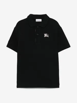 Boys Johane EKD Polo Shirt in Black