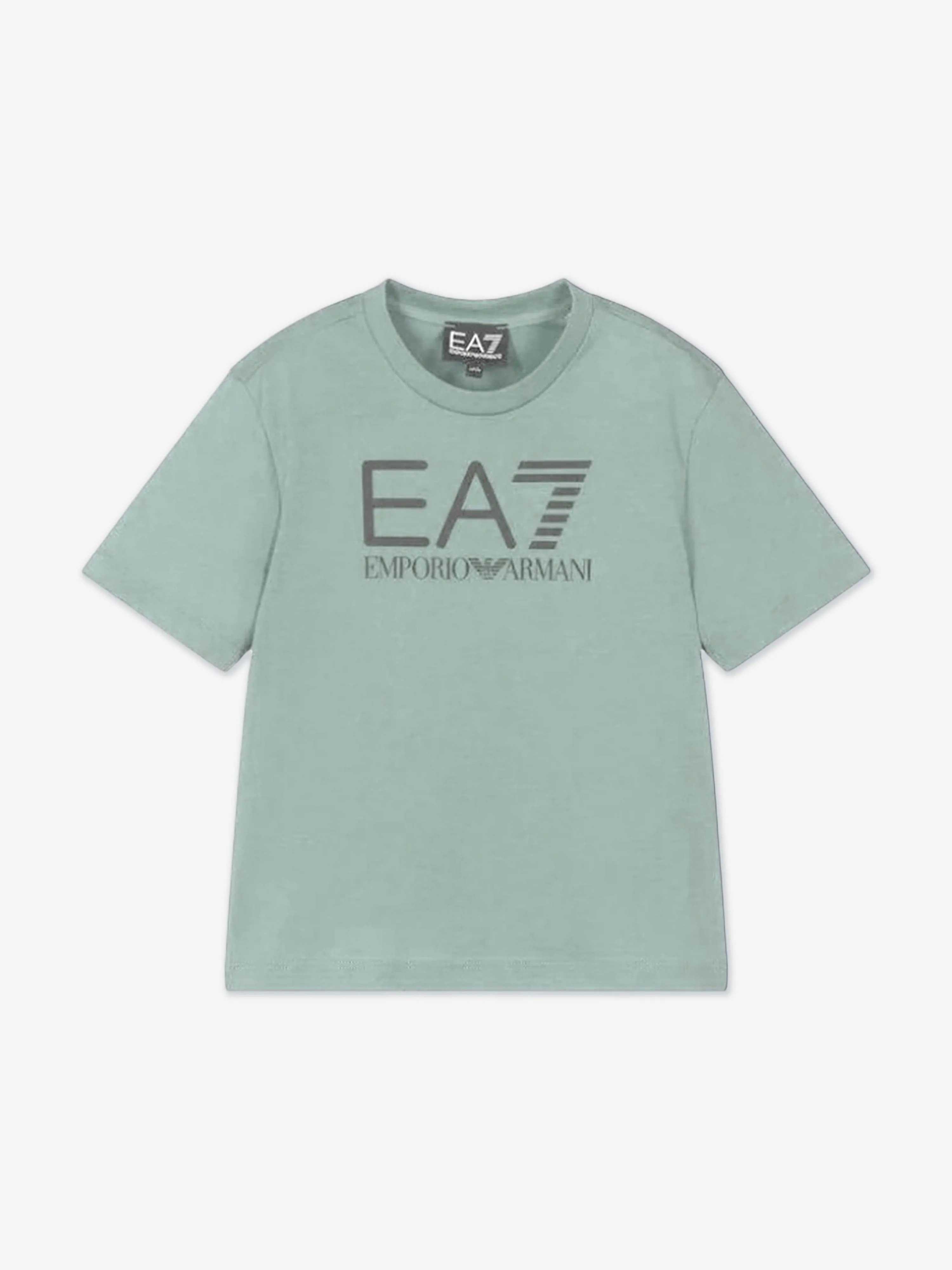 Boys Logo Short Set in Green