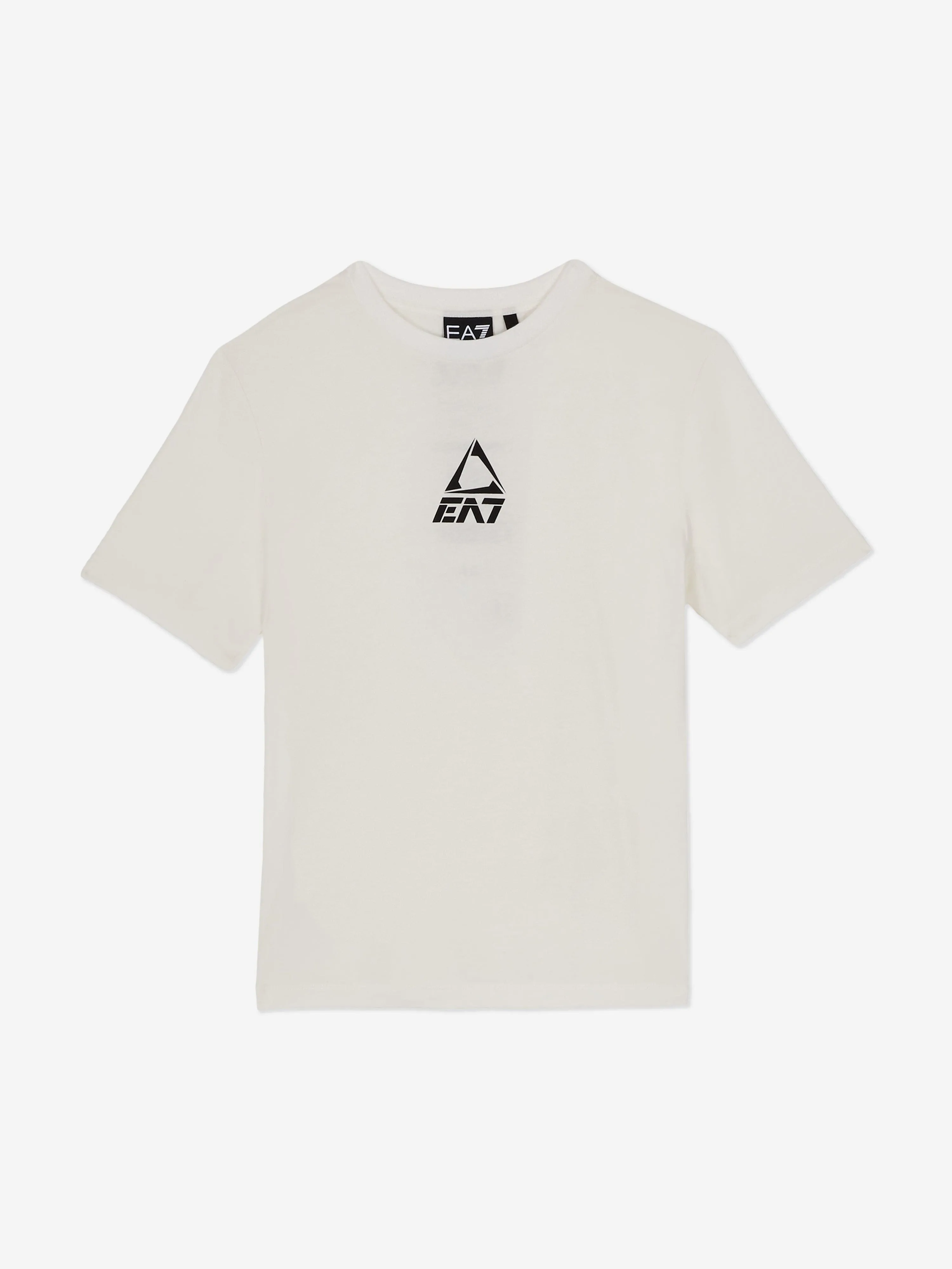 Boys Logo Short Set in White