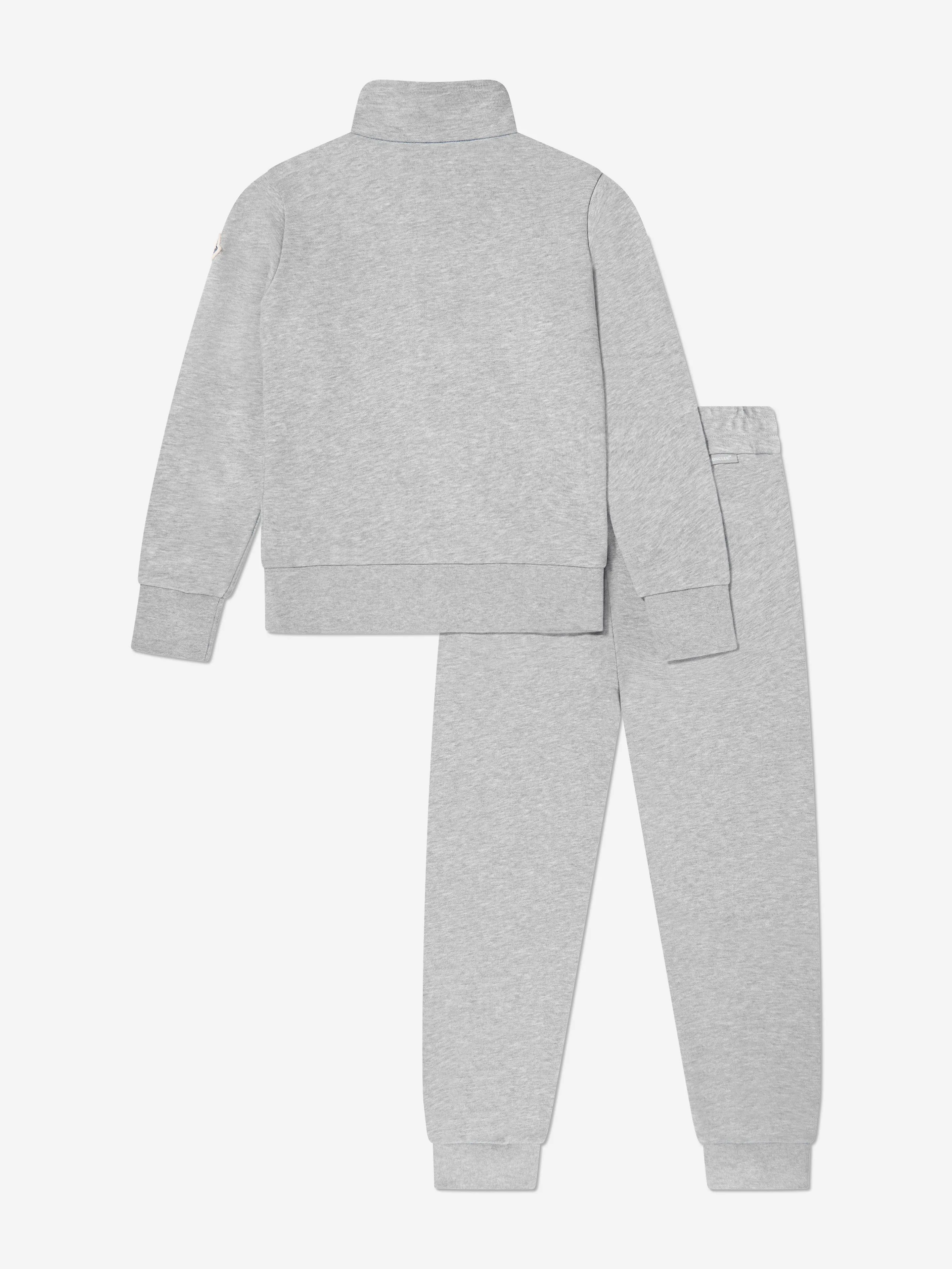 Boys Logo Tracksuit in Grey