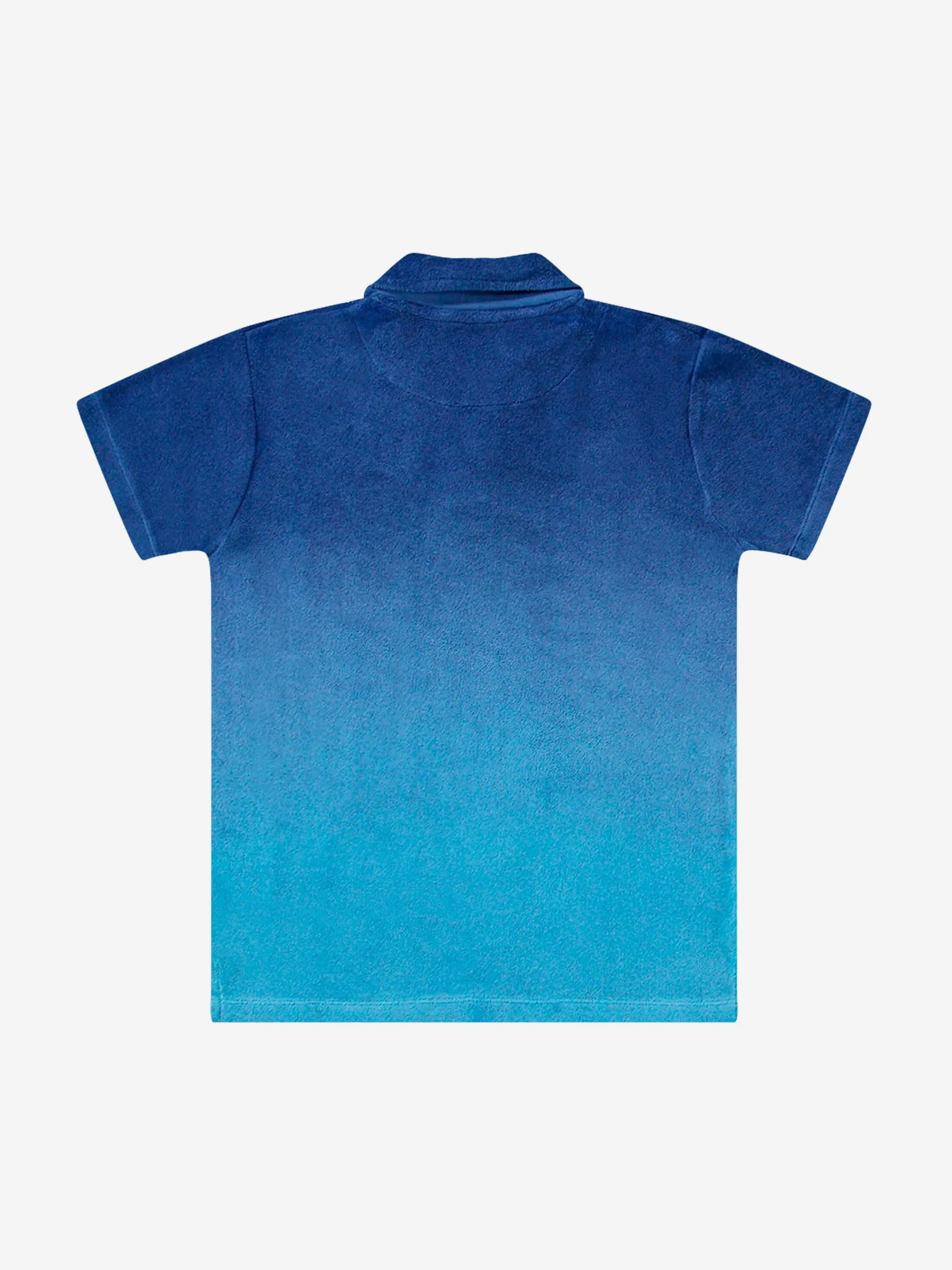 Boys Randel Gradient Polo Shirt in Blue