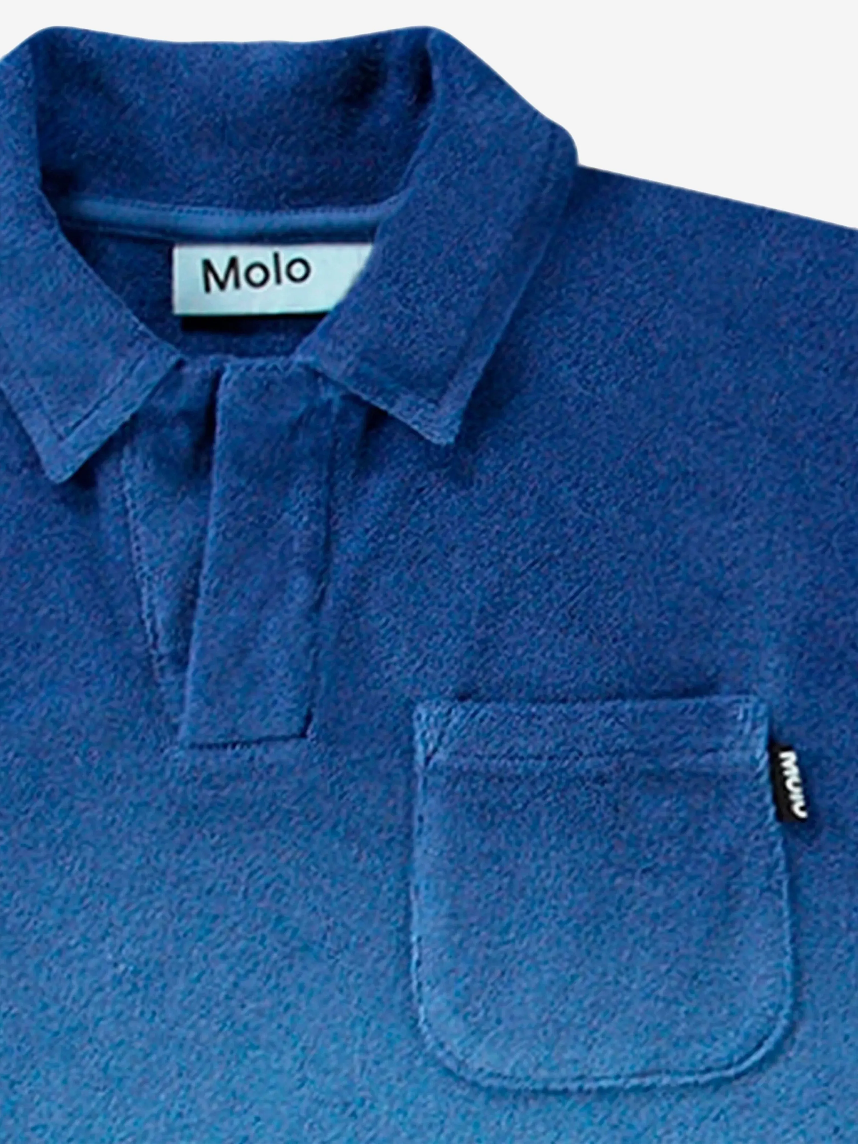 Boys Randel Gradient Polo Shirt in Blue