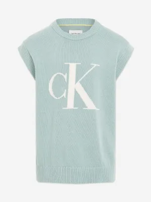 Boys Relaxed Towelling Shirt in Green