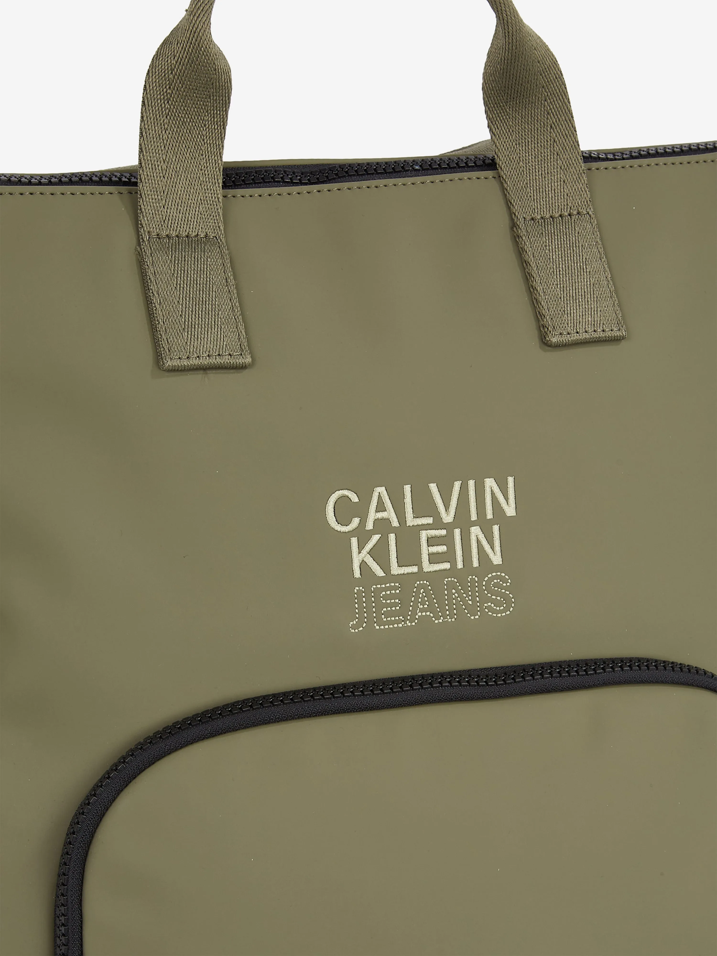 Calvin Klein Baby Rubber Changing Backpack in Green (41cm)