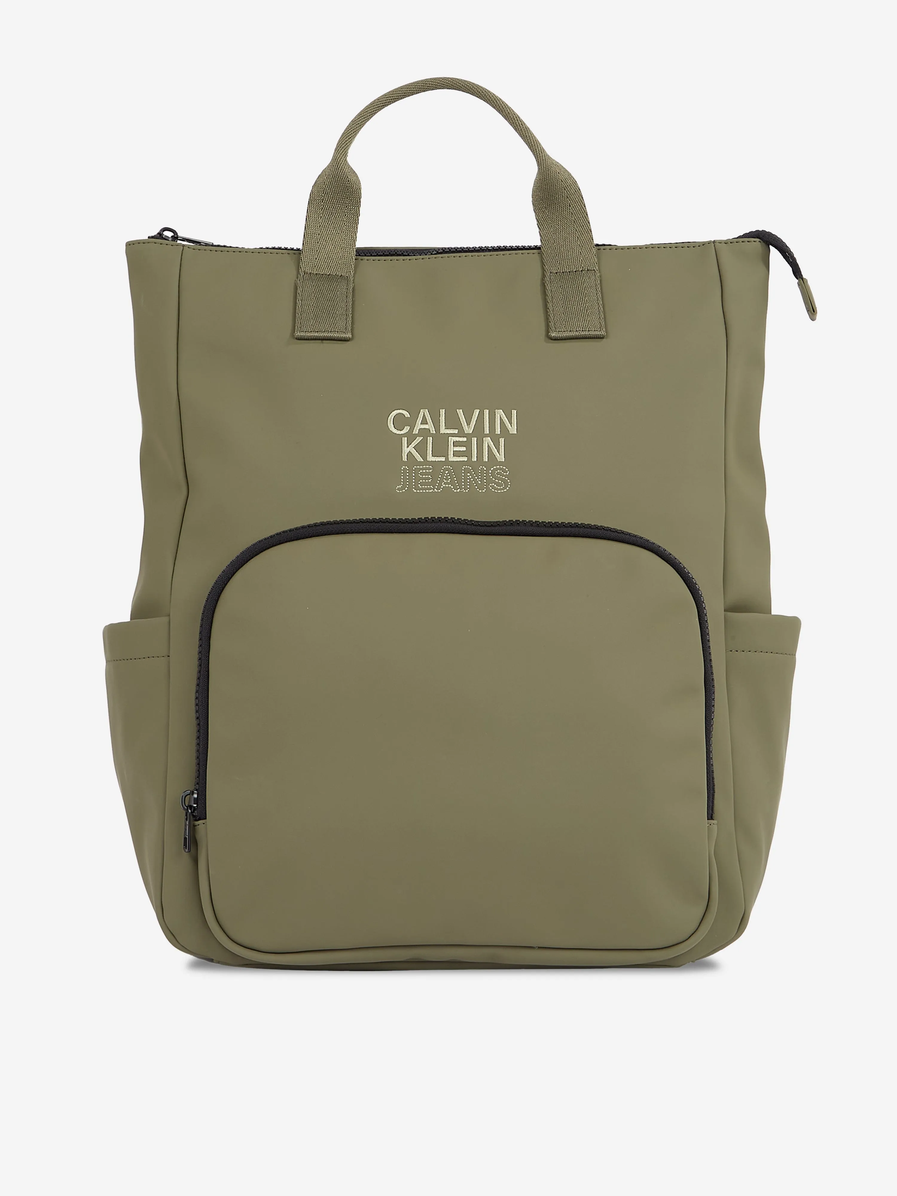 Calvin Klein Baby Rubber Changing Backpack in Green (41cm)