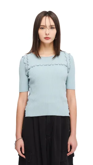 Contrast Stitch Sweater