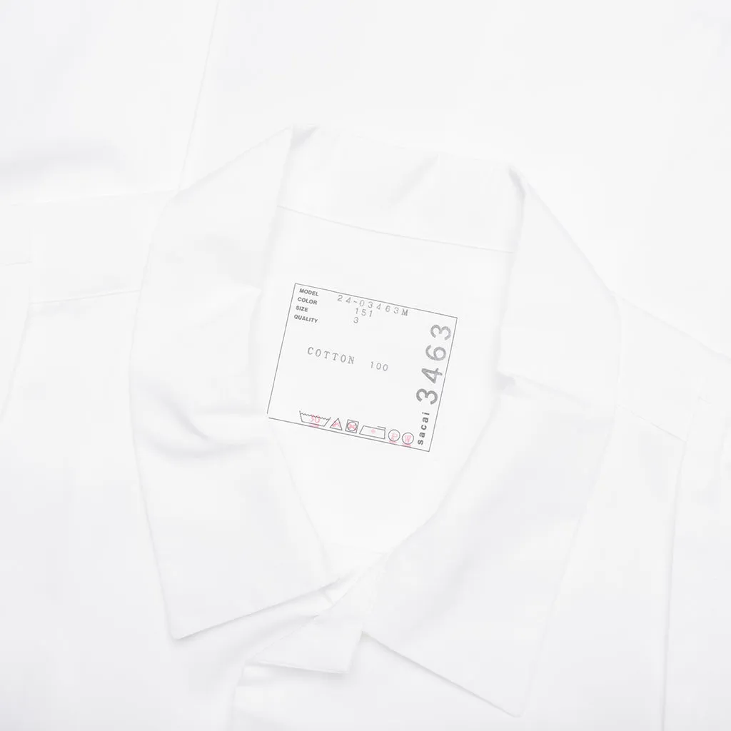 Cotton Poplin Shirt - Off White