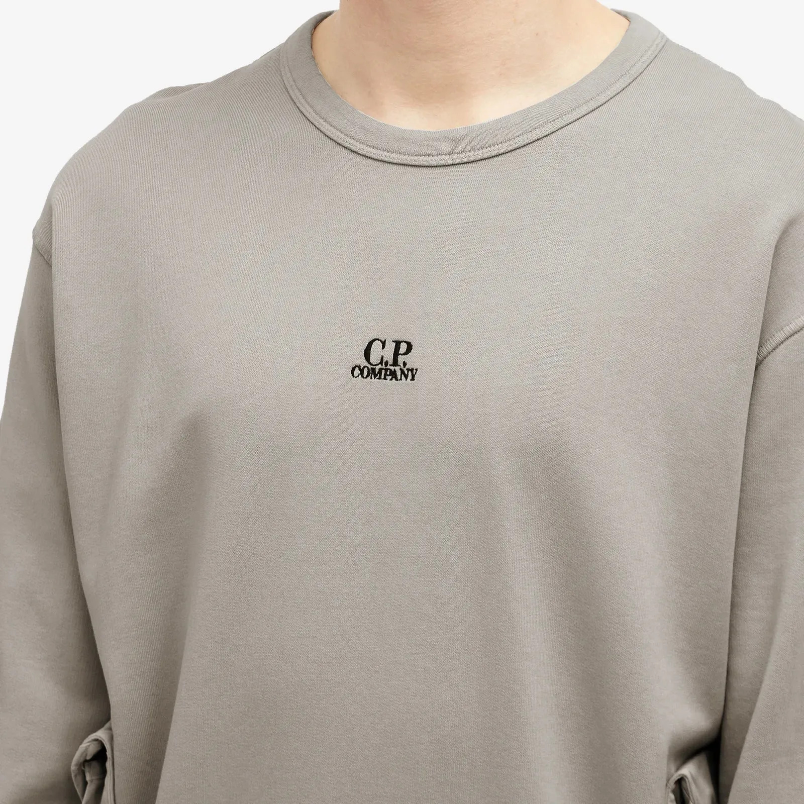 CP Company Embroidered Logo Pocket Sweatshirt
