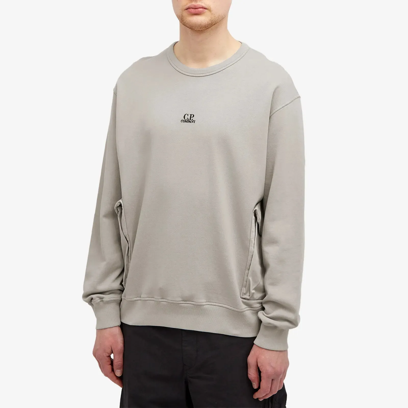 CP Company Embroidered Logo Pocket Sweatshirt