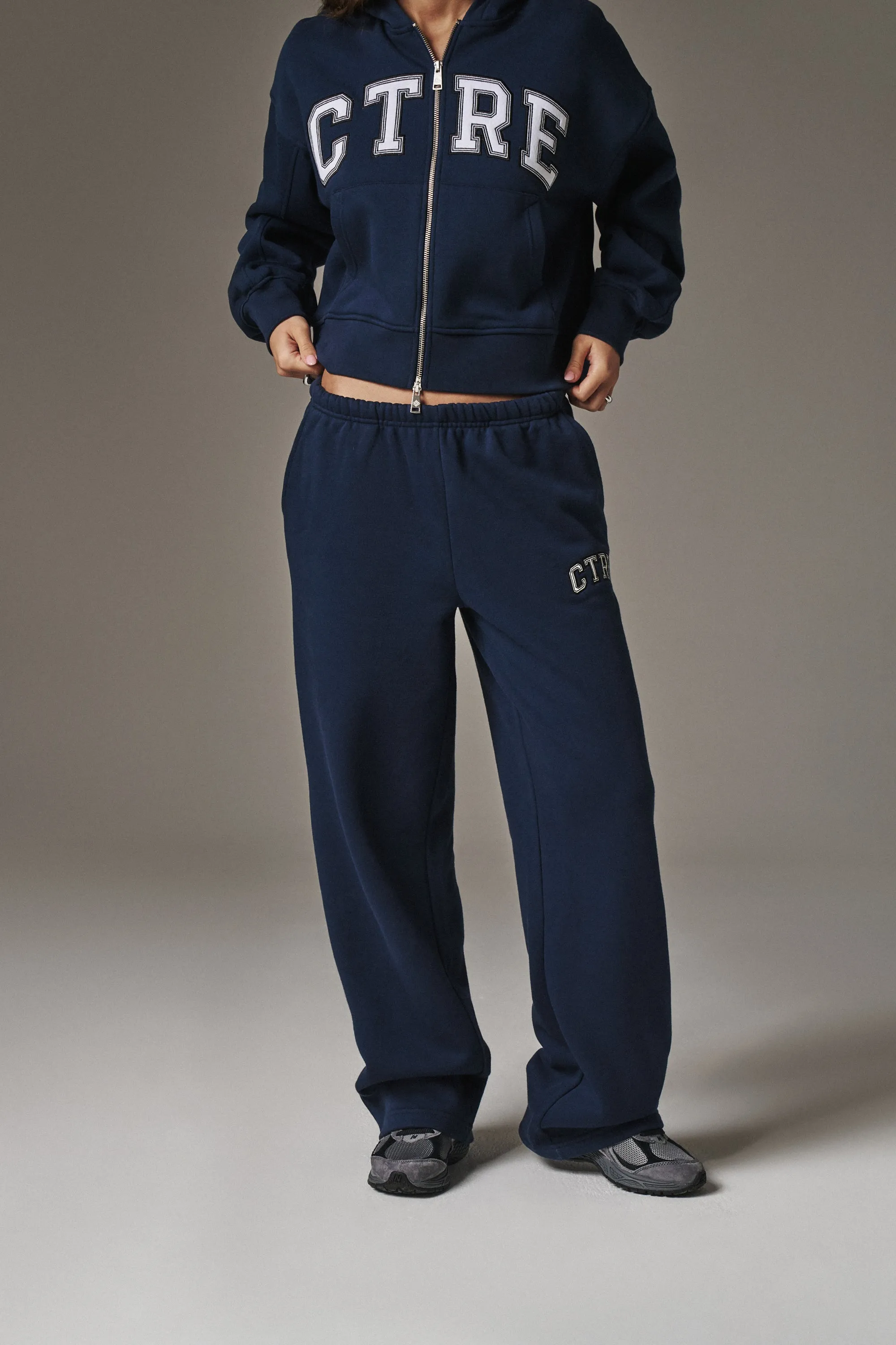 CTRE WIDE LEG JOGGERS - NAVY