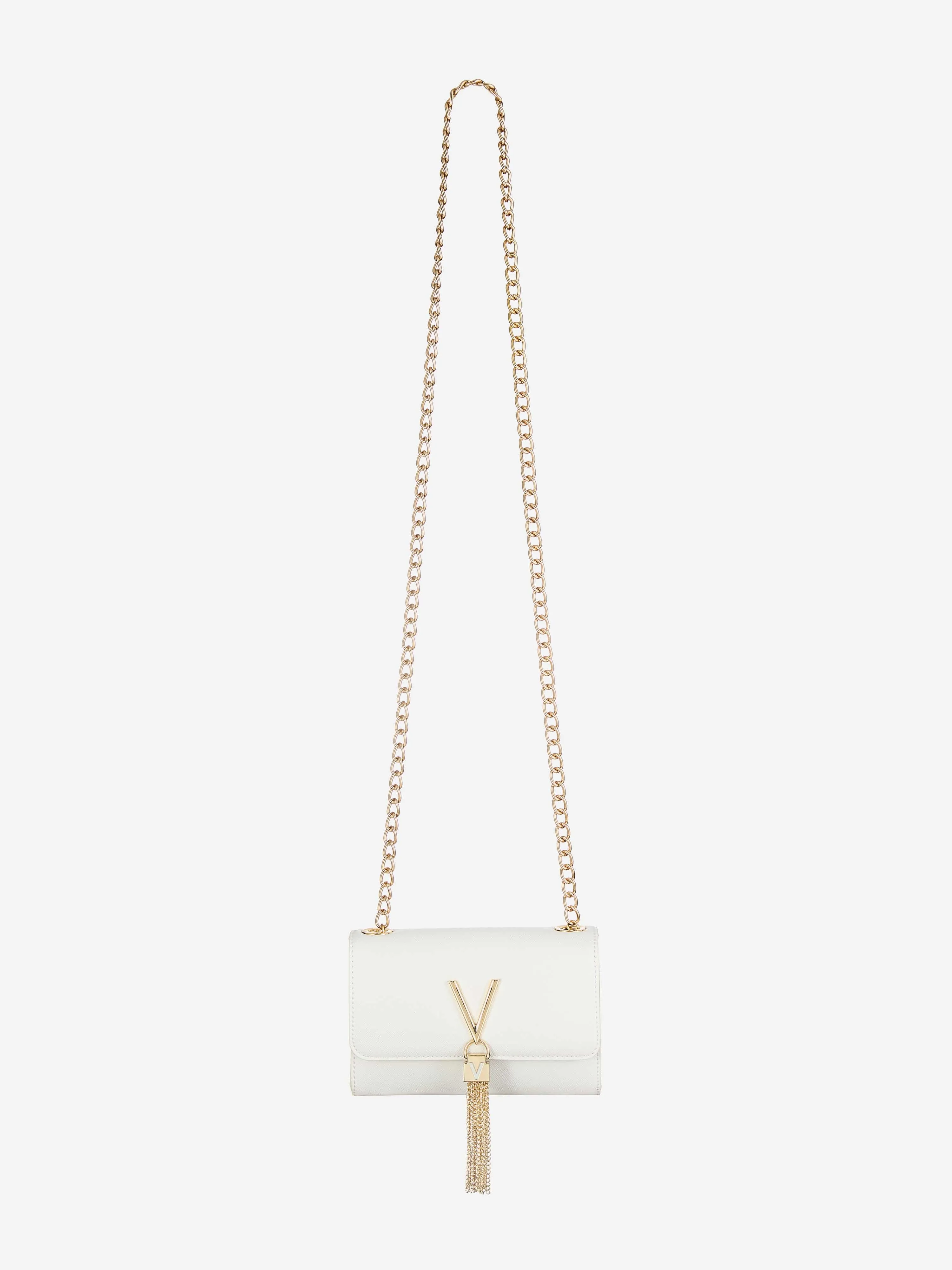 Divina Sa Flap Bag in White (17cm)