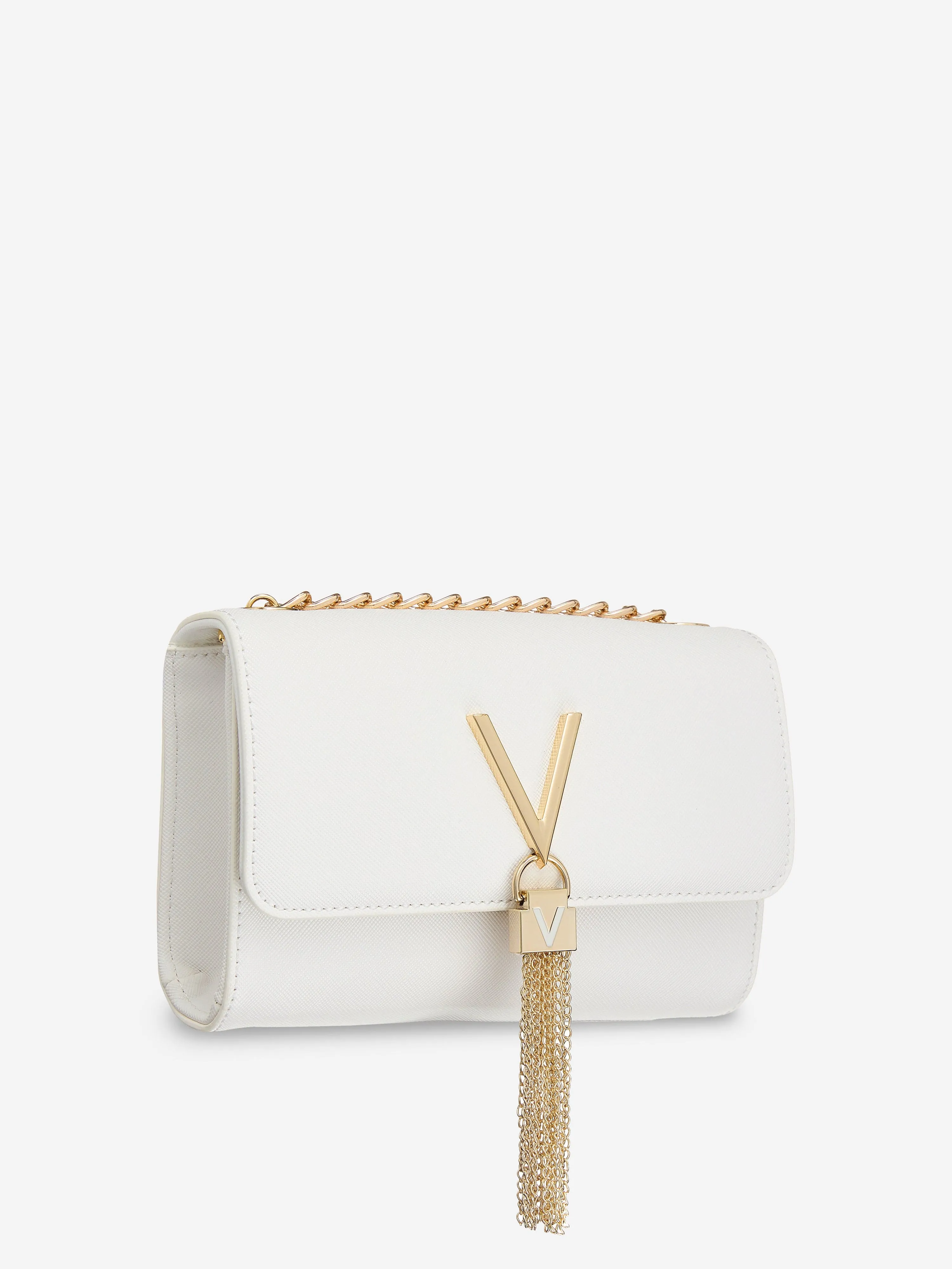 Divina Sa Flap Bag in White (17cm)