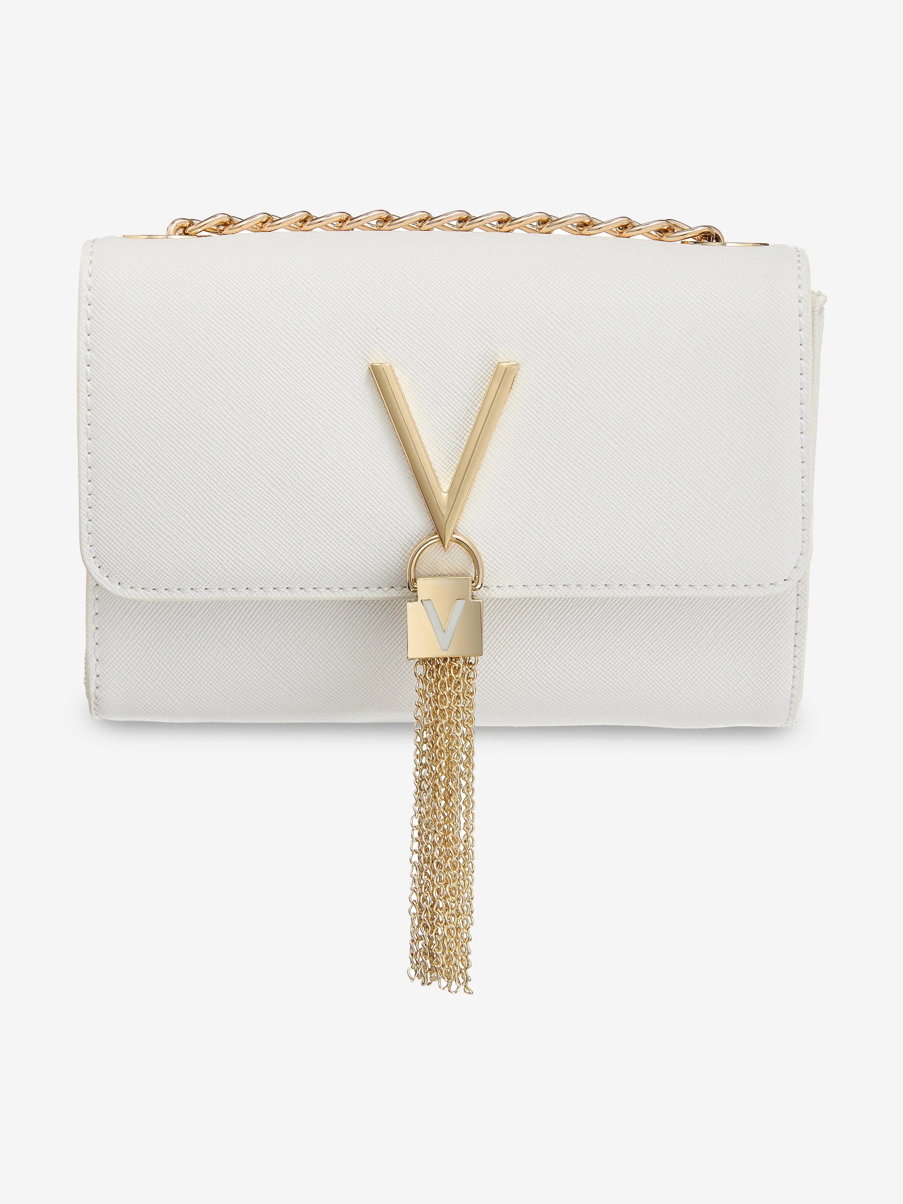 Divina Sa Flap Bag in White (17cm)