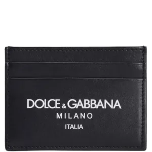 Dolce & Gabbana Navy Logo Cardholer