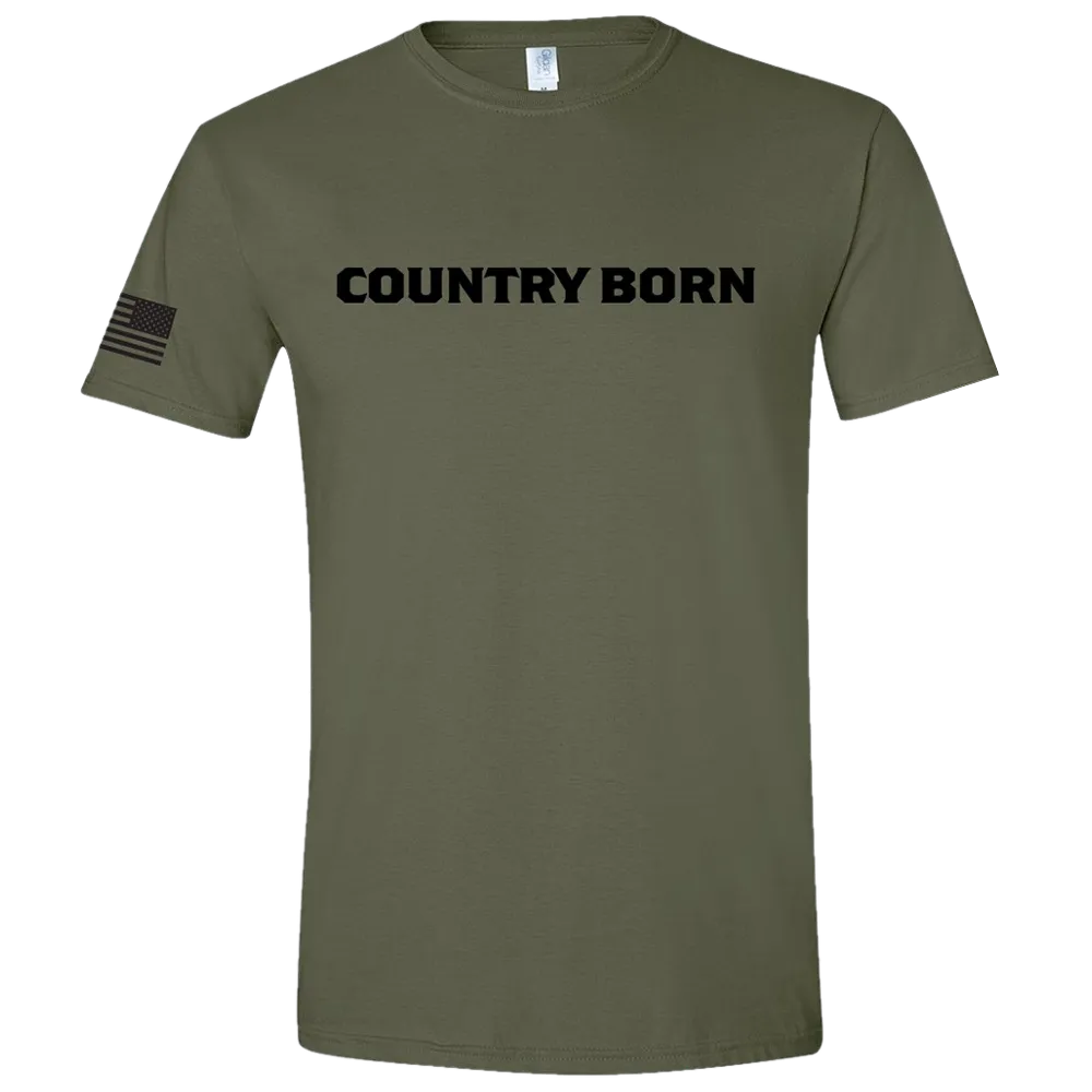 Drew Baldridge Military Green Country Born Tee