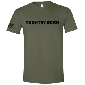 Drew Baldridge Military Green Country Born Tee