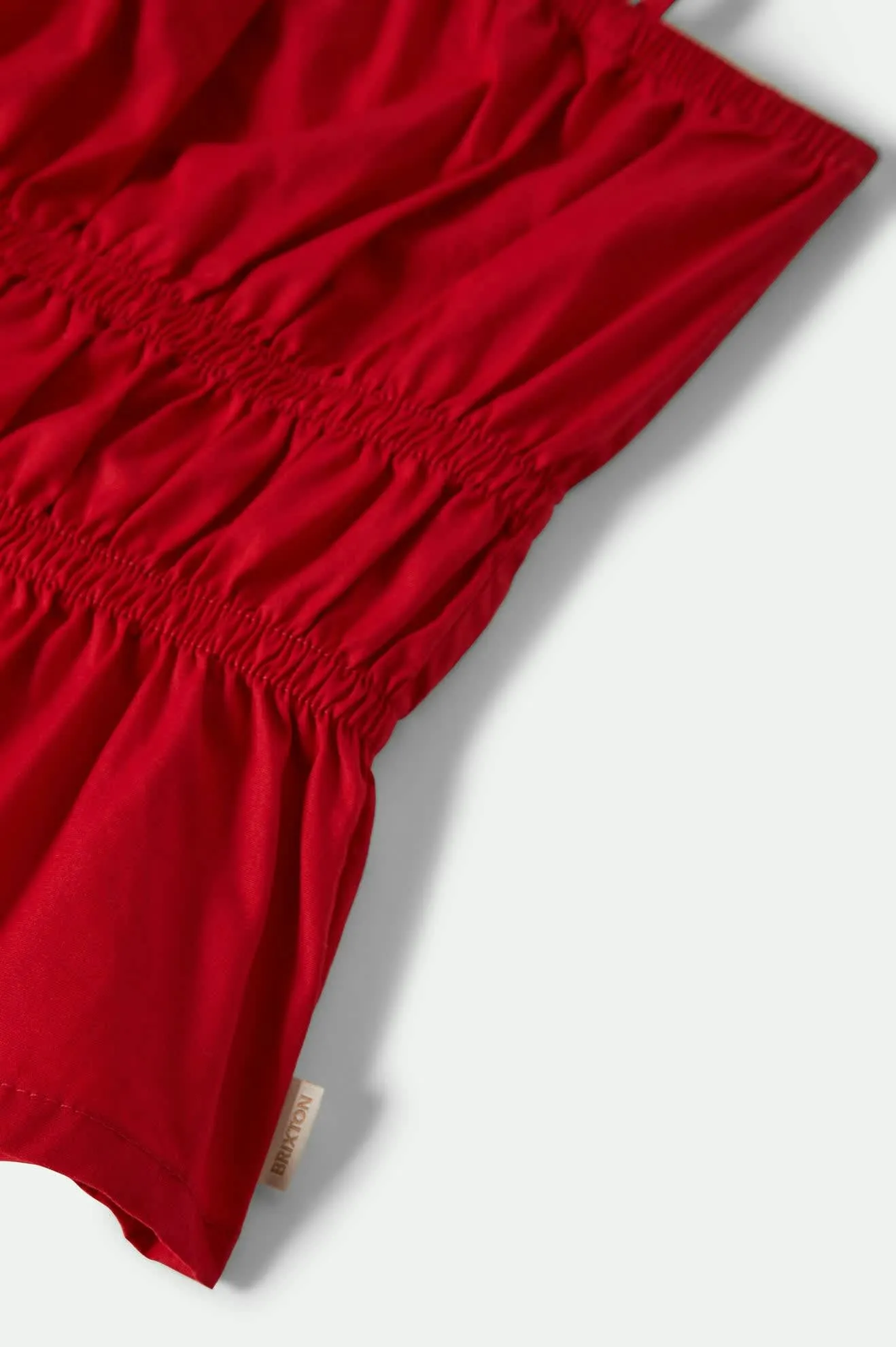 Eden Smocked Top - Crimson