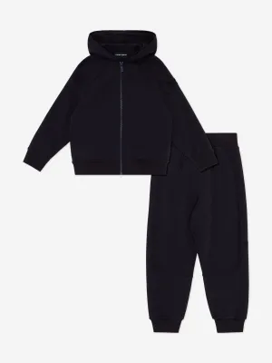 Emporio Armani Boys Logo Tracksuit in Navy