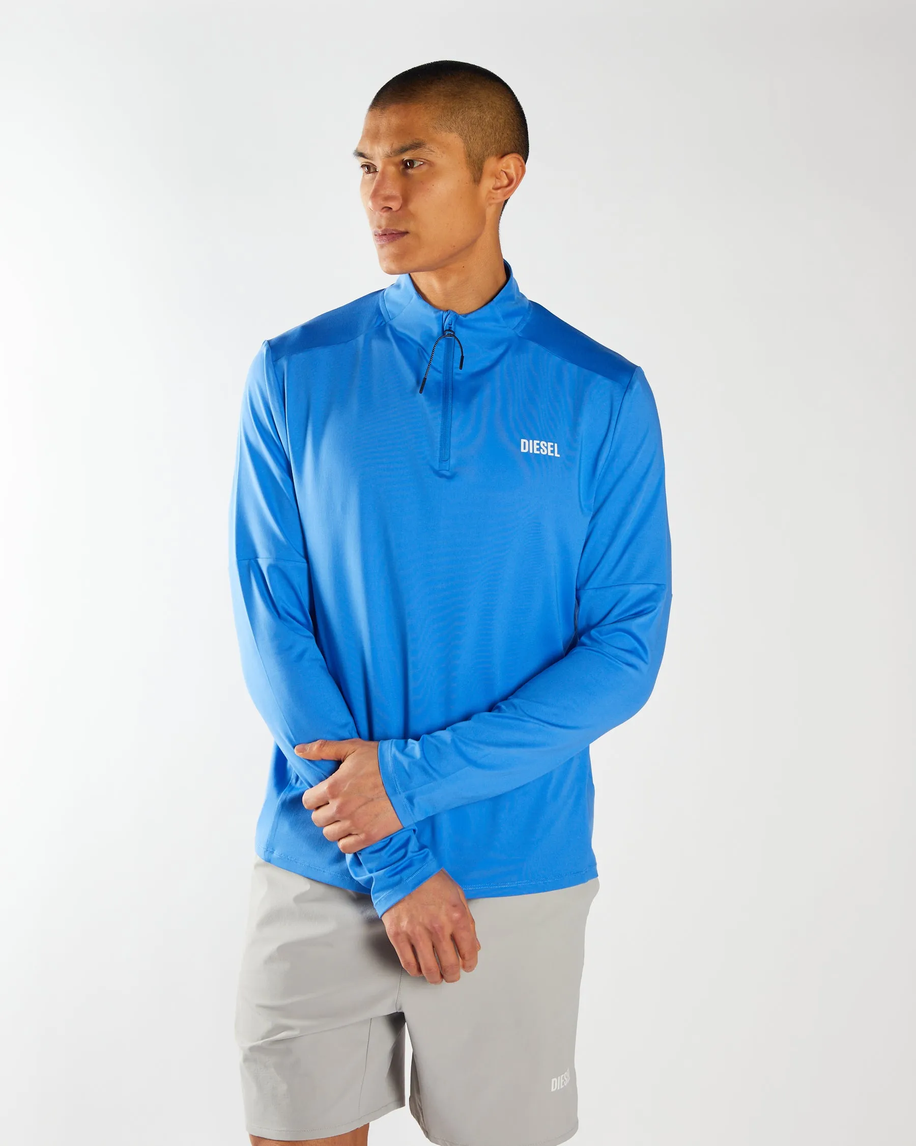 Ernest Half Zip Breezy Blue