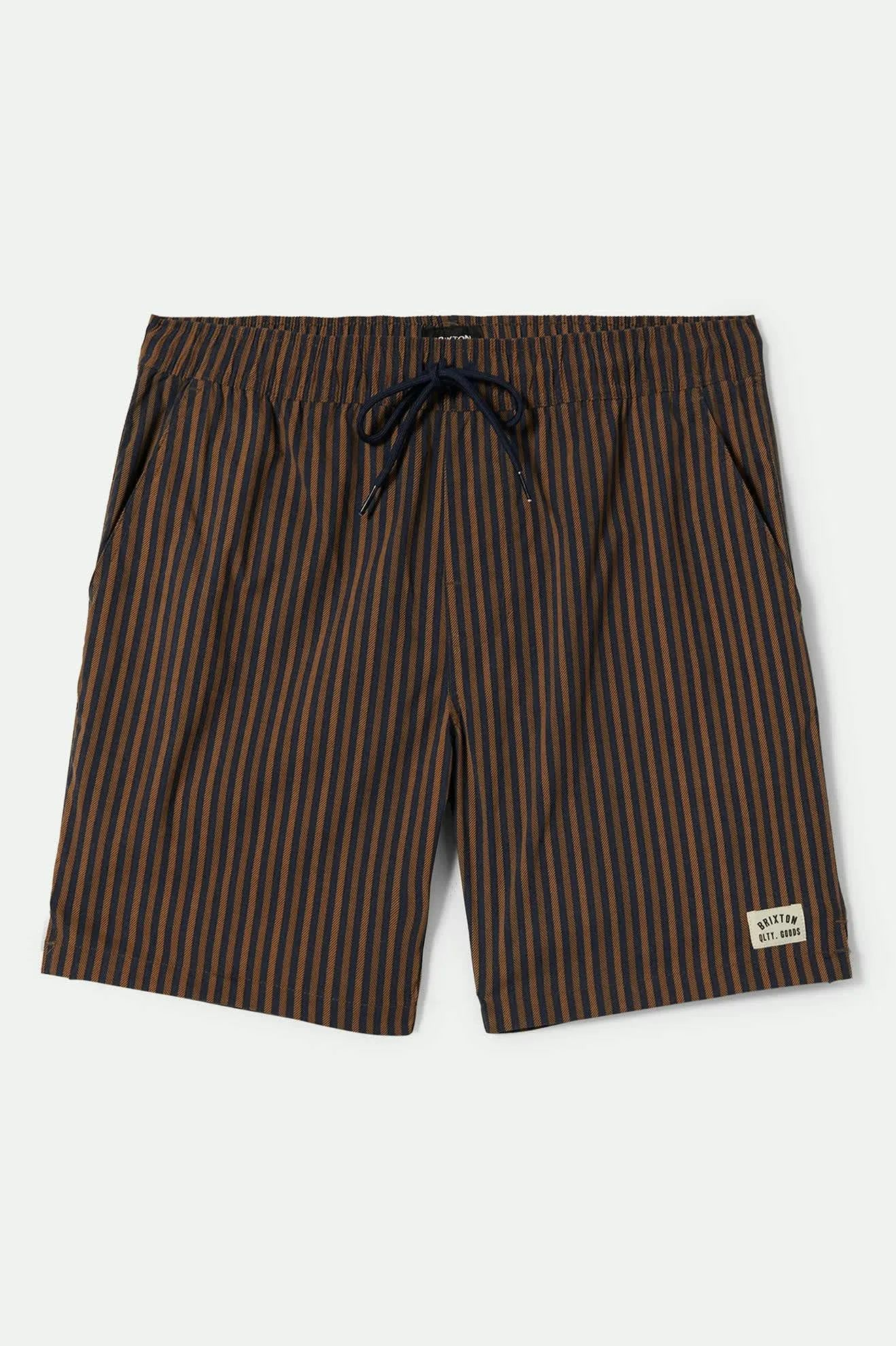 Everyday Stretch Hybrid Short 5.5 - Washed Navy/Sunbaked Herringbone