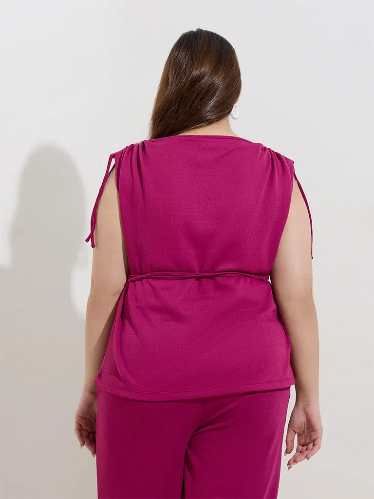Gia Fuchsia Solid Top