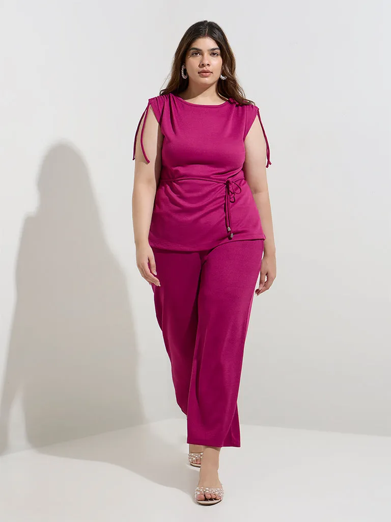 Gia Fuchsia Solid Top