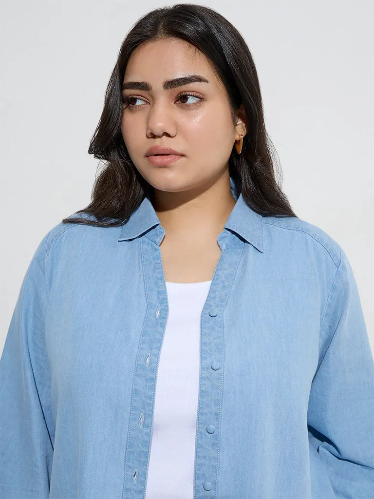 Gia Light Blue Denim Shirt