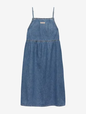 Girls Denim Dress in Blue