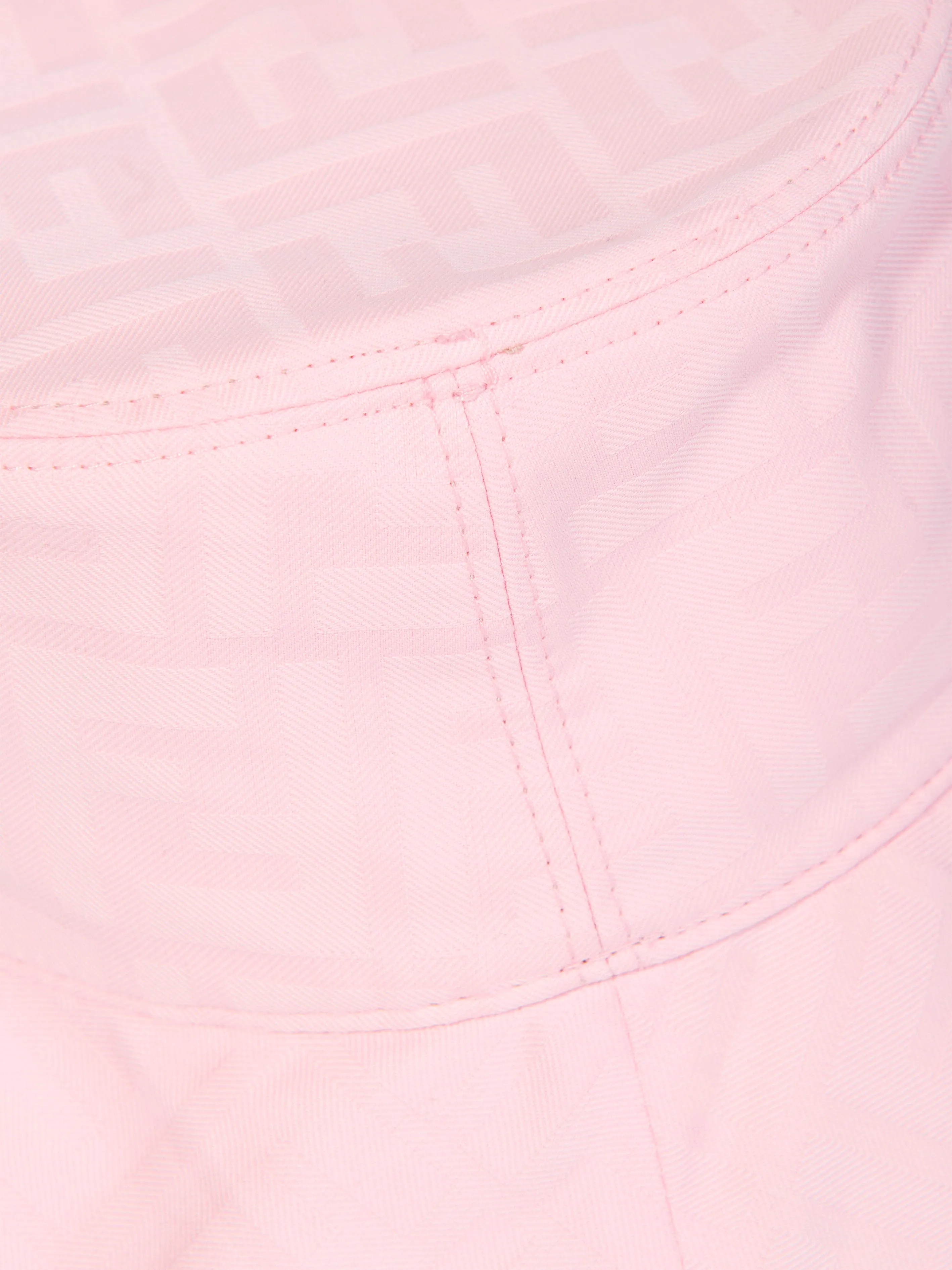 Girls FF Jaquard Logo Bucket Hat in Pink