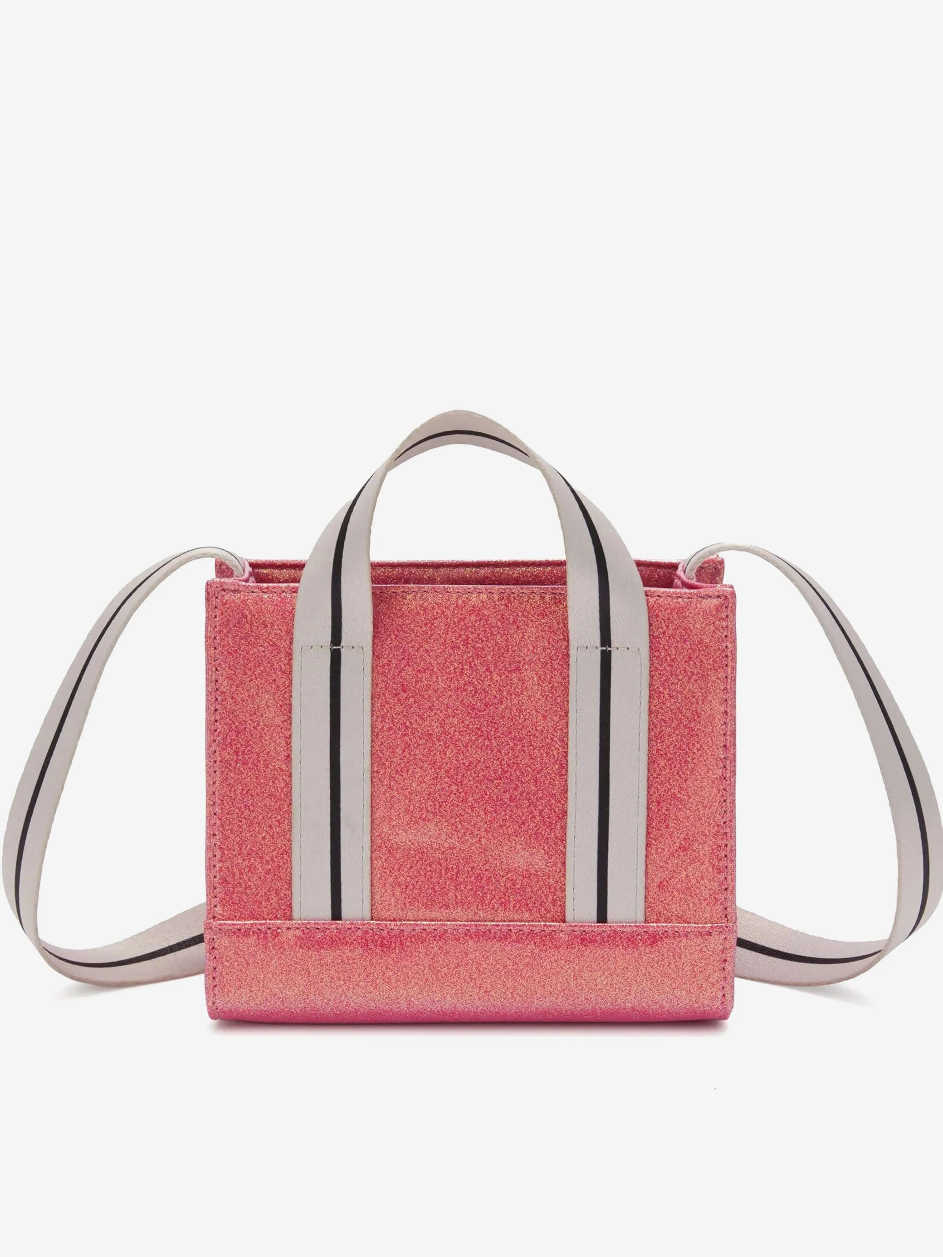 Girls Glitter Mini Tote Bag in Orange (16cm)