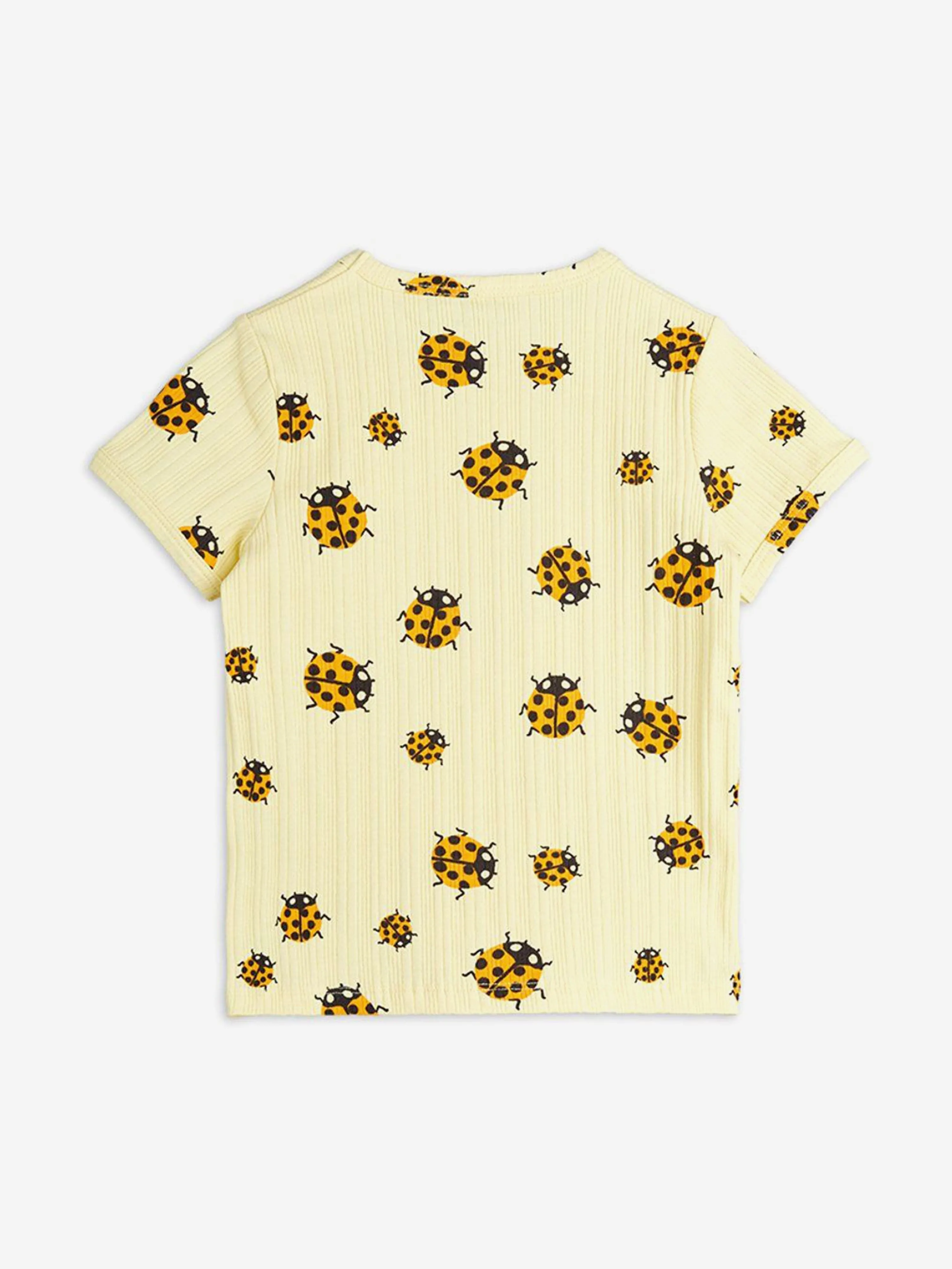 Girls Ladybugs AOP T-Shirt in Yellow